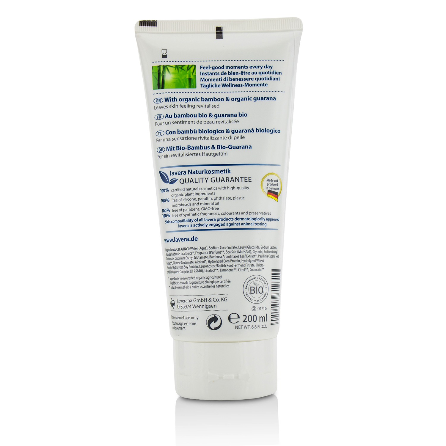 Lavera 3 IN 1 Shower Gel 200ml/6.6oz