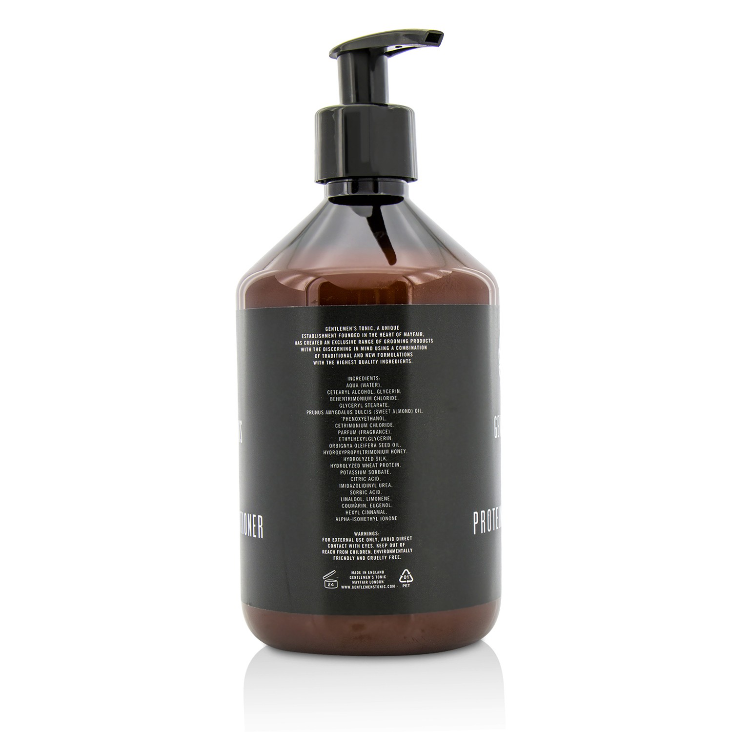 Gentlemen's Tonic באבאסו וברגמוט Protein Conditioner מרכך 500ml/16.9oz