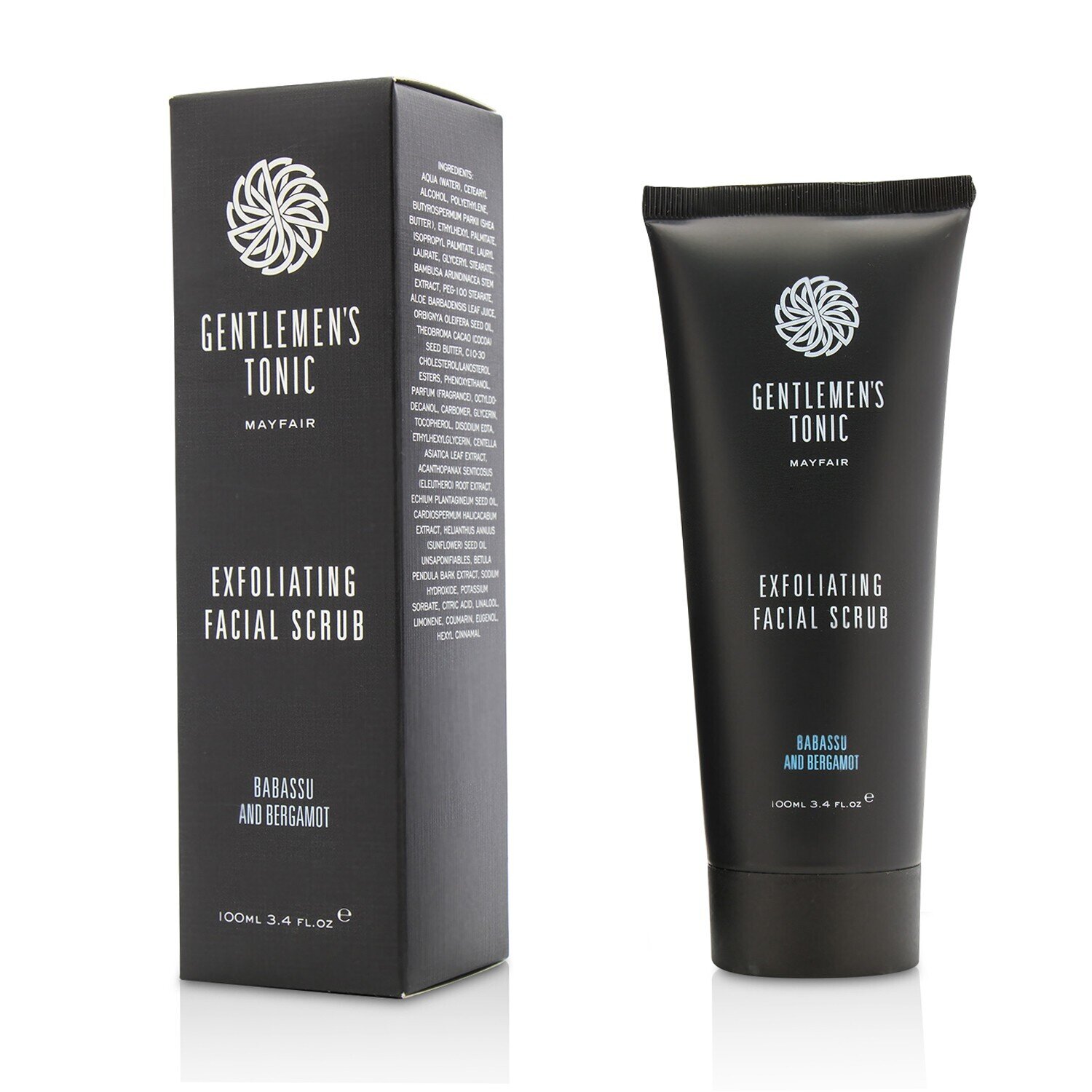 Gentlemen's Tonic Exfoliating Facial Scrub - Babassu & Bergamot 100ml/3.4oz