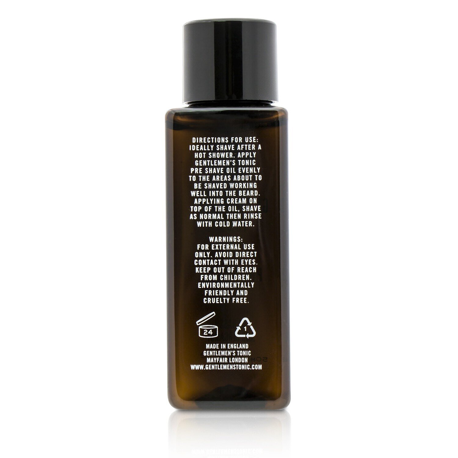 Gentlemen's Tonic Pre Shave Oil - Babassu & Bergamot 50ml/1.75oz
