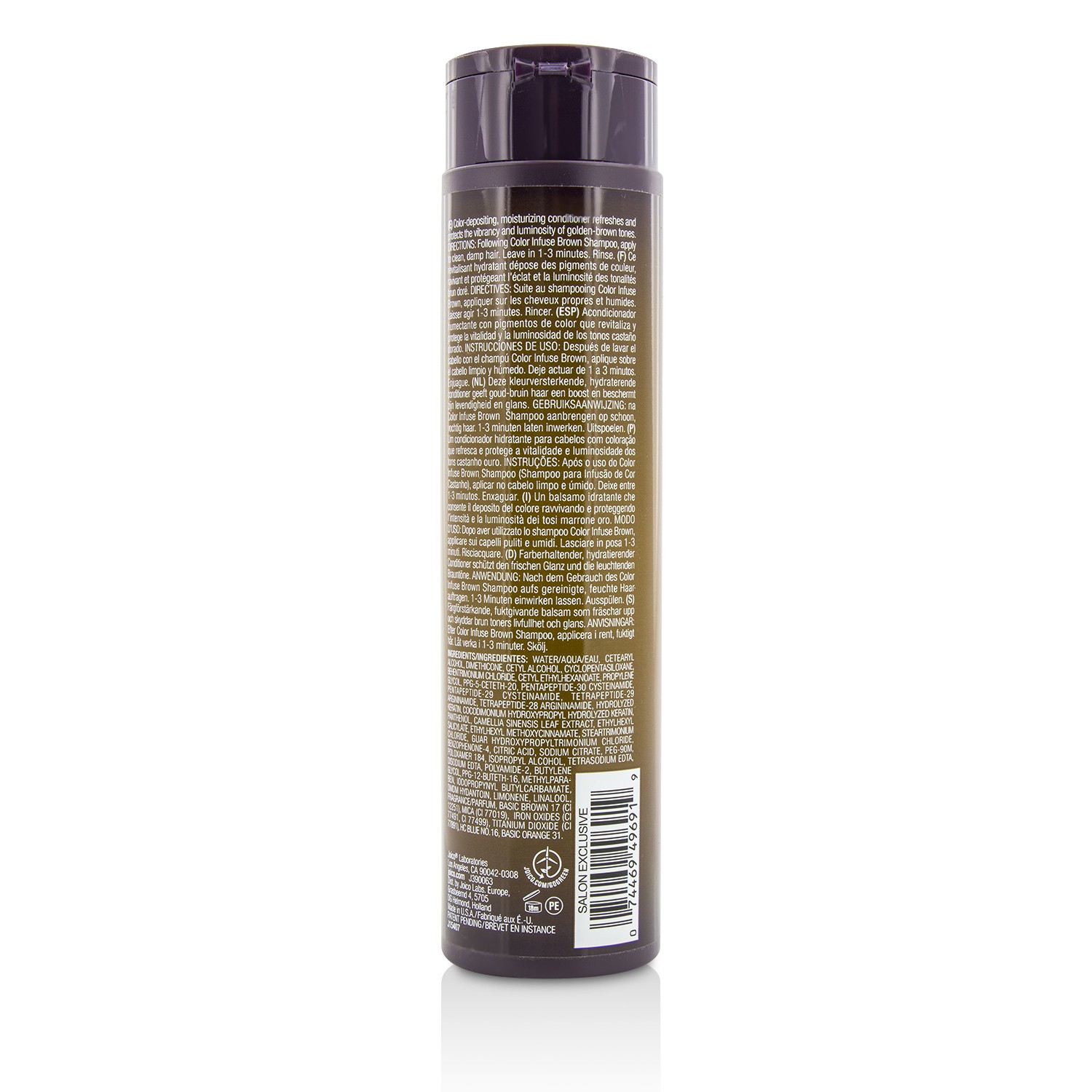 Joico Color Infuse Brown Conditioner (To Revive Golden-Brown Hair) 300ml/10.1oz