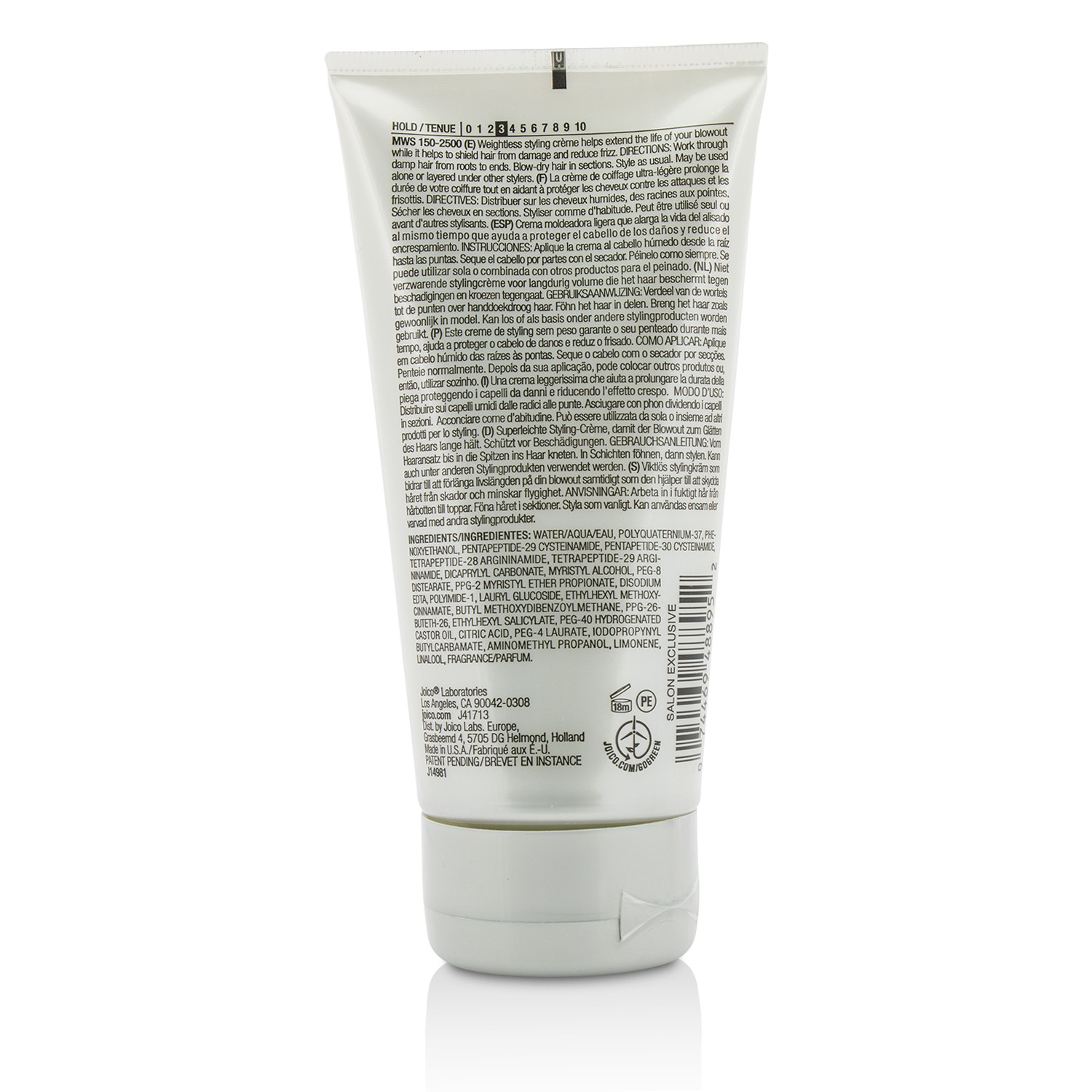 Joico Styling Heat Set Совершенствующий Крем для Укладки Феном (Фиксация 03) 150ml/5.1oz