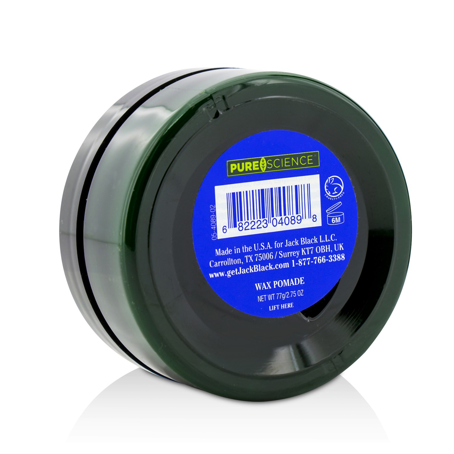 Jack Black Wax Pomade (Natural Shine, Flexible Hold) 77g/2.75oz