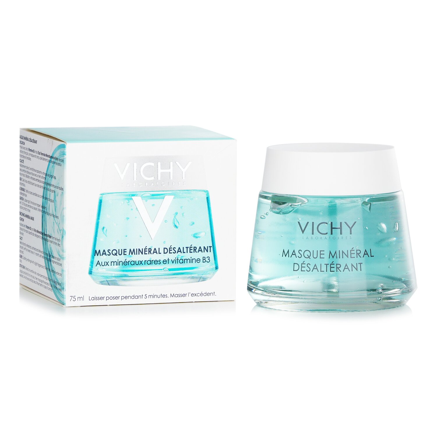 Vichy Quenching Mineral Mask w/ Rare Minerals & Vitamin B3 75ml/2.54oz