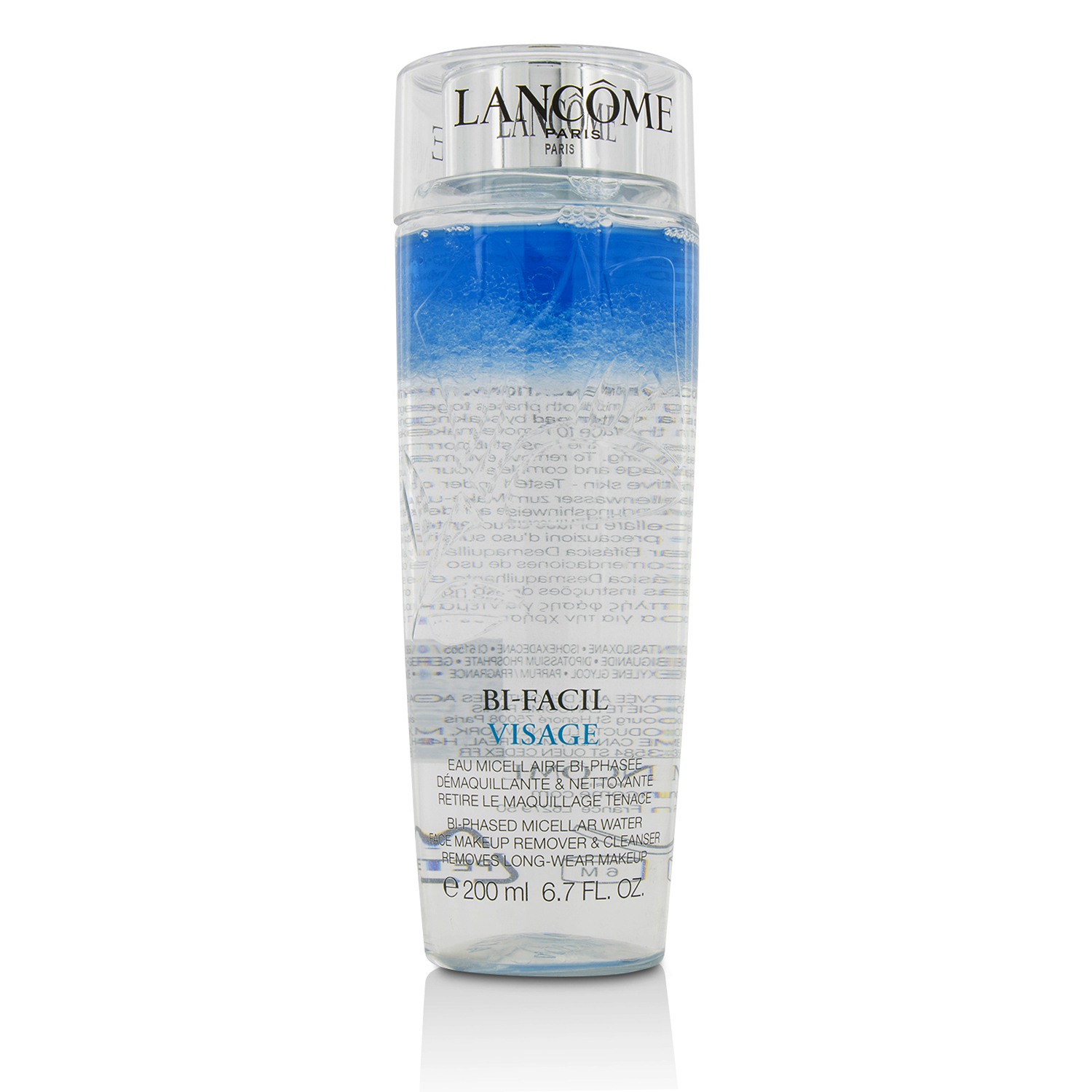 Lancome Bi Facil Visage Bi-Phased Micellar Water Face Makeup Remover & Cleanser 200ml/6.7oz