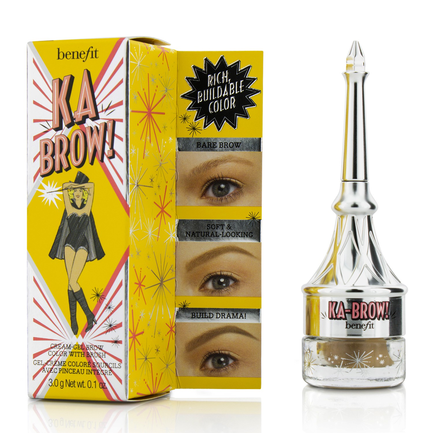 Benefit Ka Brow Crema Gel Color de Cejas Con Brocha 3g/0.1oz