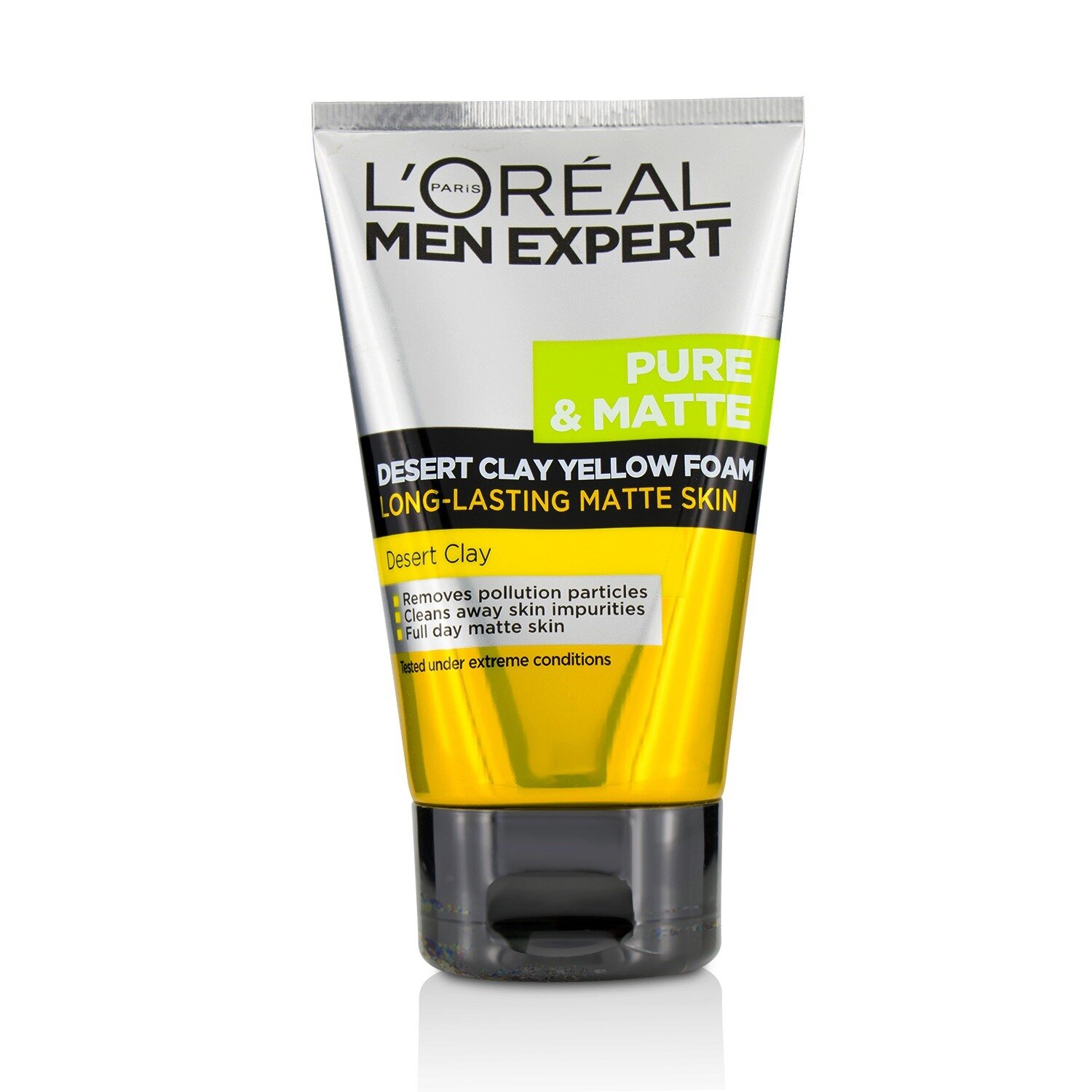L'Oreal Men Expert Pure & Matte Desert Clay Espuma Amarilla 100ml/3.3oz