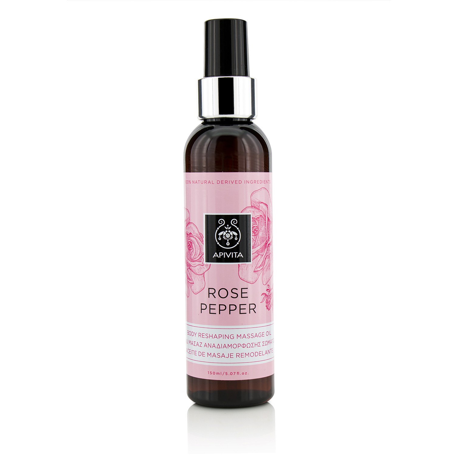 Apivita Rose Pepper Body Reshaping Massage Oil 150ml/5.07oz
