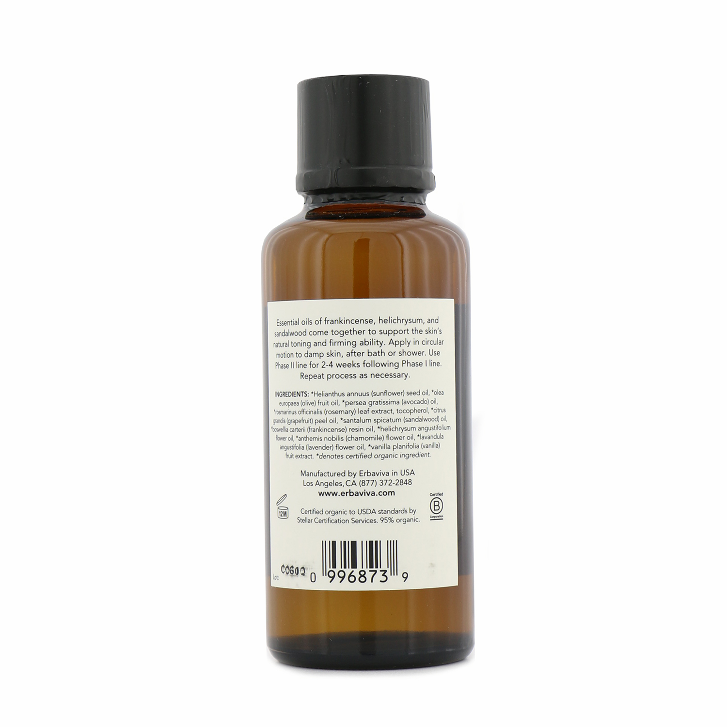 Erbaviva Укрепляющее Масло 125ml/4oz