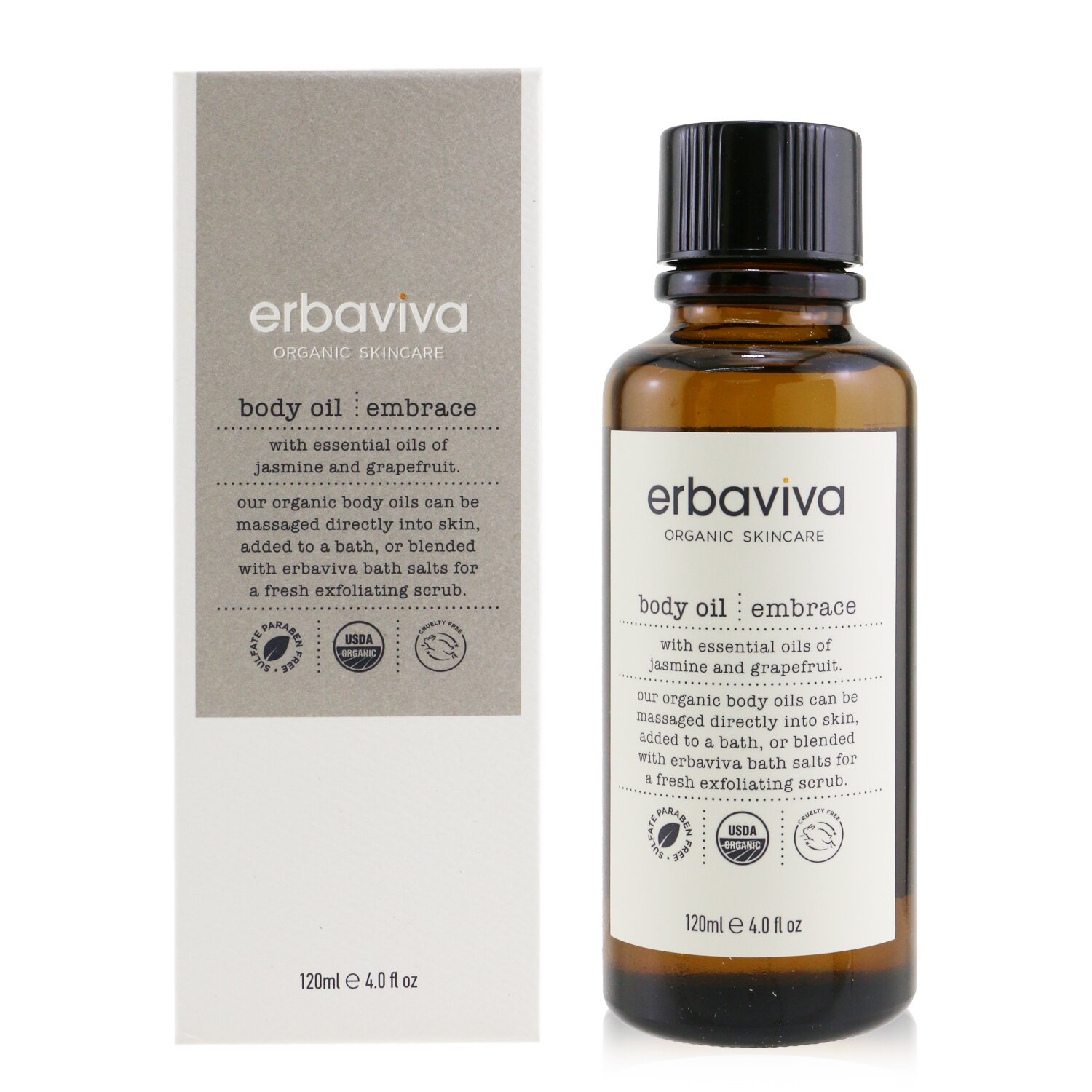 Erbaviva Embrace Body Oil 125ml/4oz