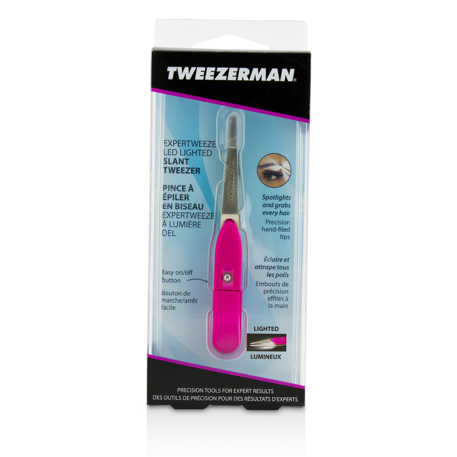 Tweezerman Expertweeze LED Lighted Slant Tweezer Picture Color