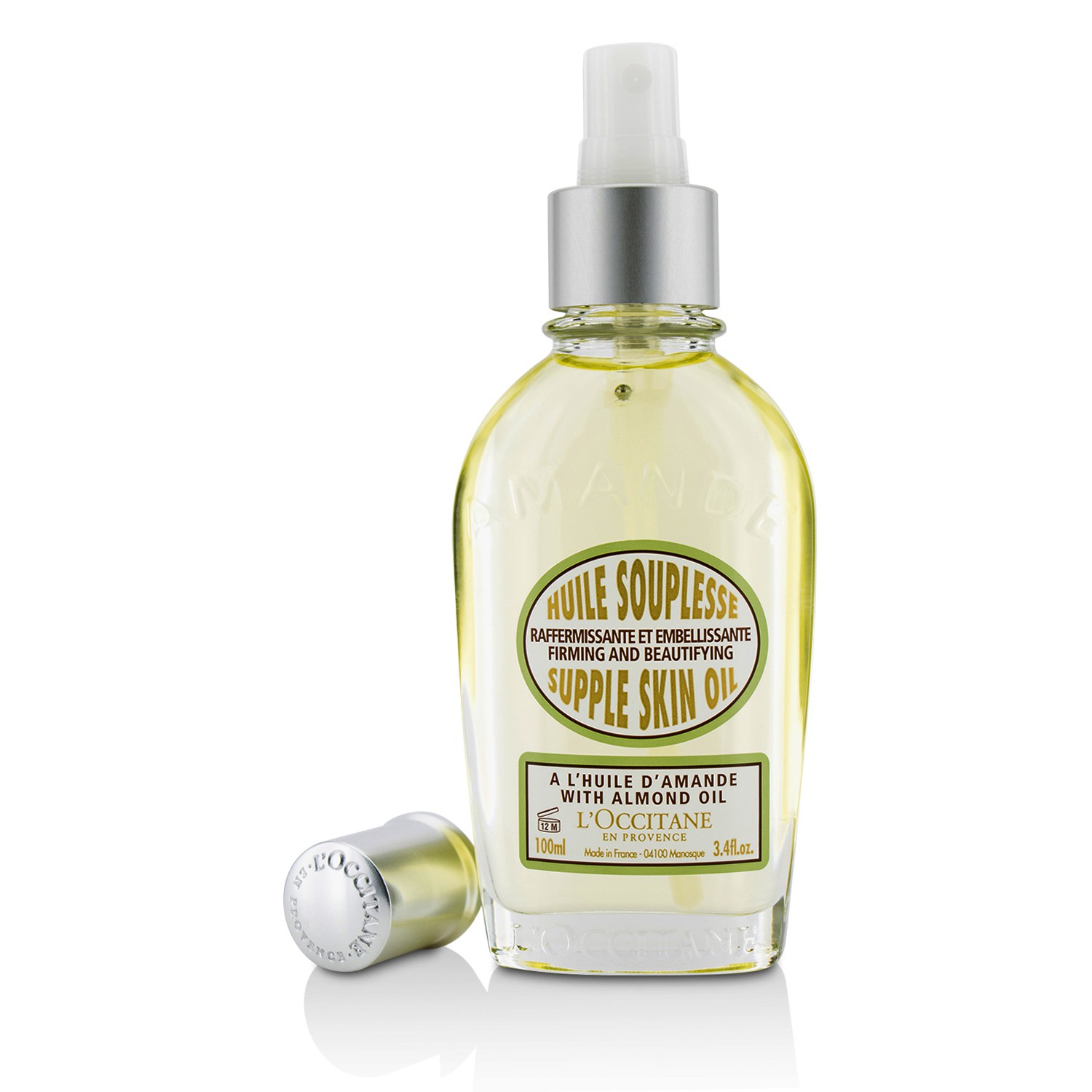 L'Occitane Almond Supple Skin Oil - Firming & Beautifying (Unboxed) 100ml/3.4oz