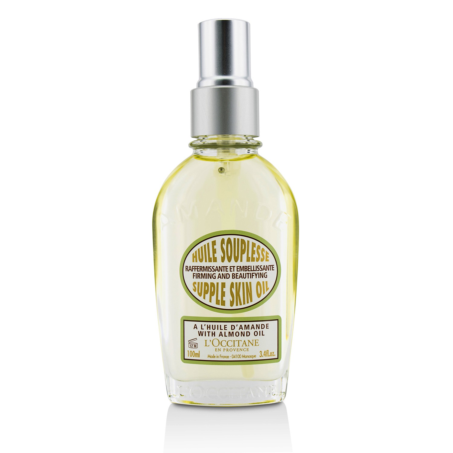 L'Occitane Almond Supple Skin Oil - Firming & Beautifying (Unboxed) 100ml/3.4oz