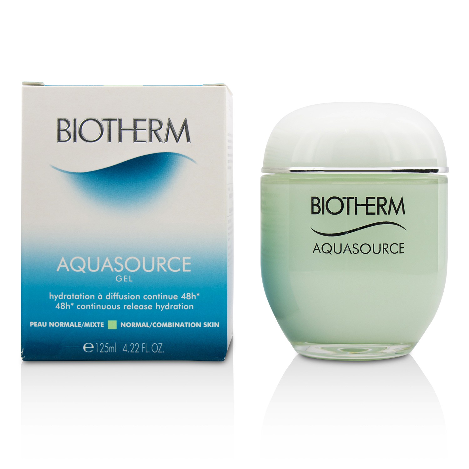 Biotherm Aquasource 48H Continuous Release Hydration Gel - For Normal/ Combination Skin 125ml/4.22oz