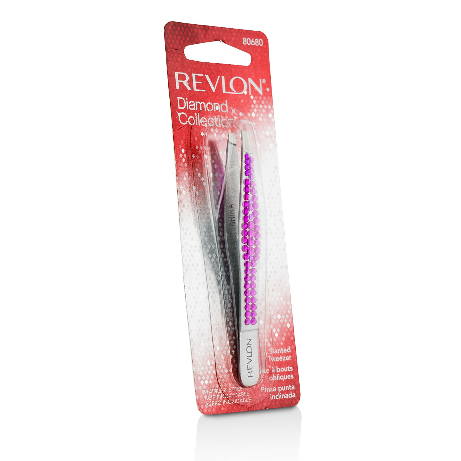 Revlon Slanted Tweezer (Diamond Collection) Picture Color