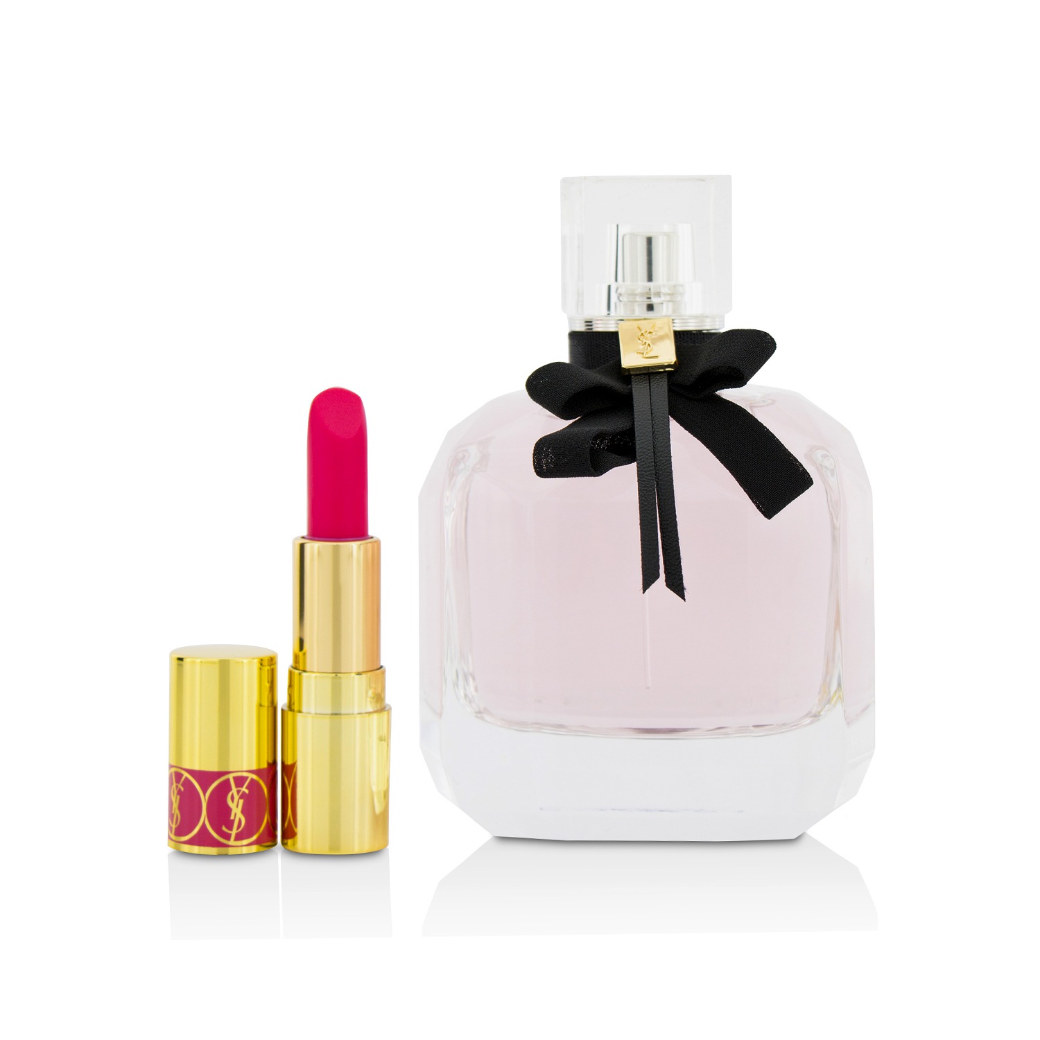 Yves Saint Laurent Mon Paris Coffret: Eau De Parfum Spray 90ml/3oz + Mini Lipstick + Pouch 2pcs+pouch