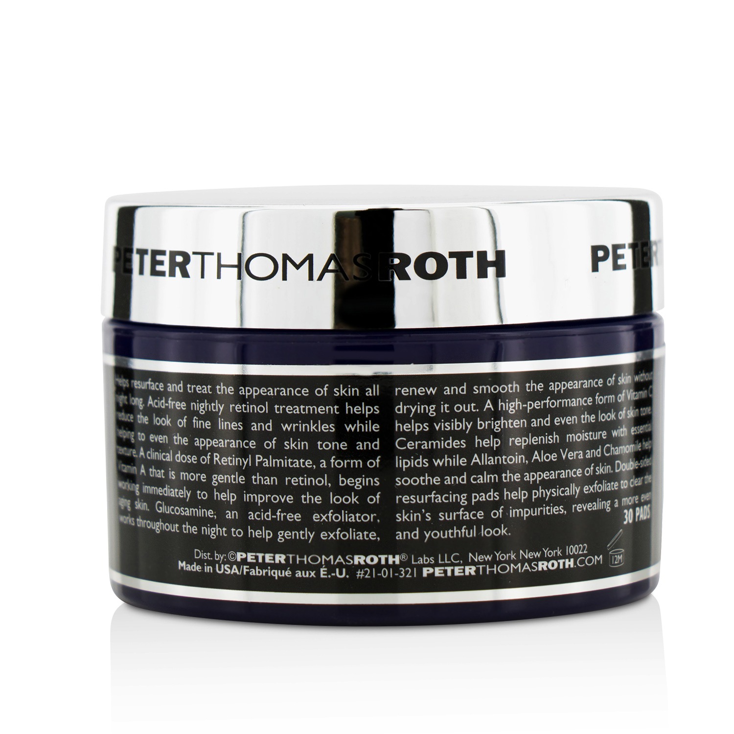 Peter Thomas Roth Retinol Fusion PM Overnight Resurfacing Pads 30pads