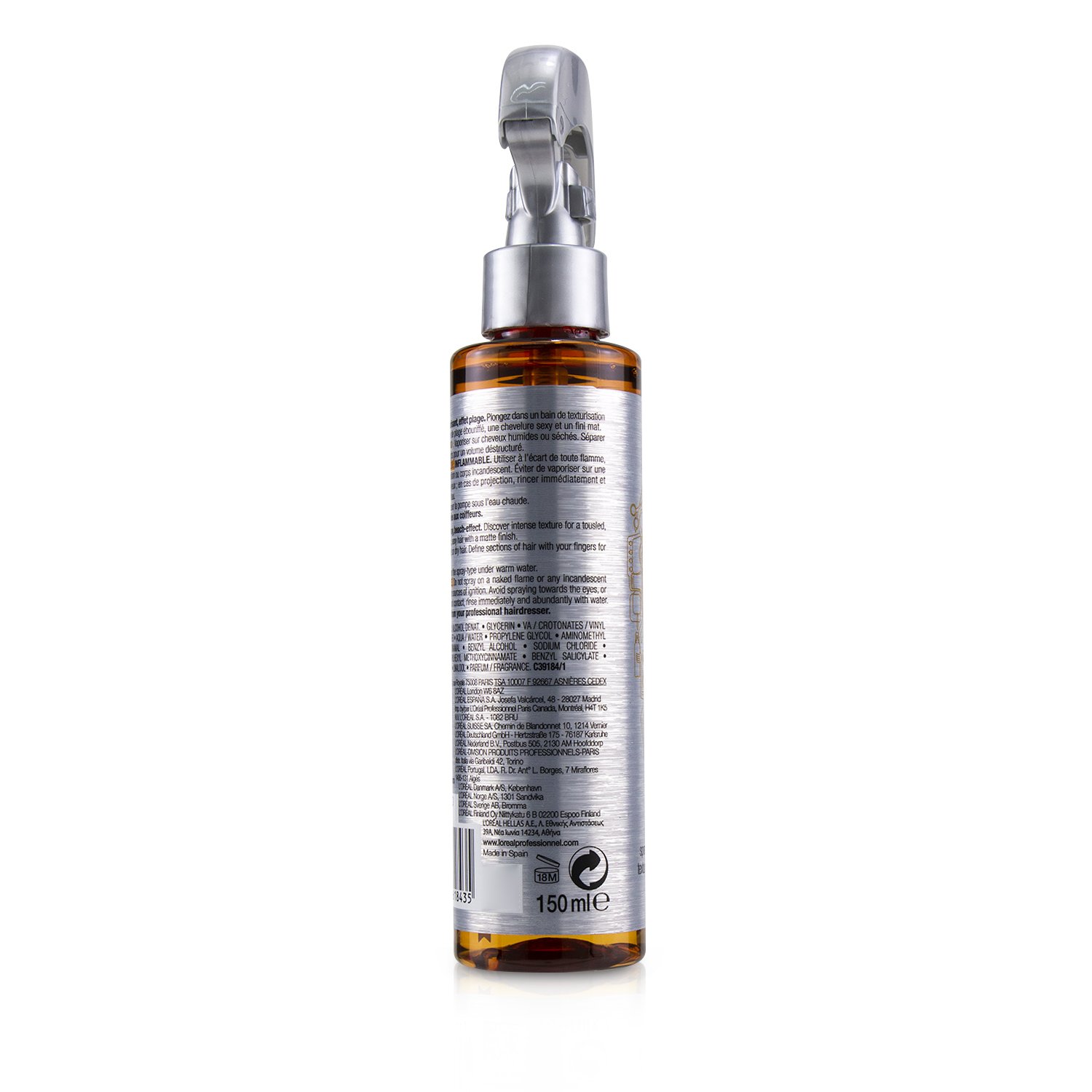 L'Oreal Professionnel Wild Styles by Tecni.Art Ondas de Playa (Spray de Sal Texturizante, Efecto de Playa Fuerza 2) 150ml/5oz