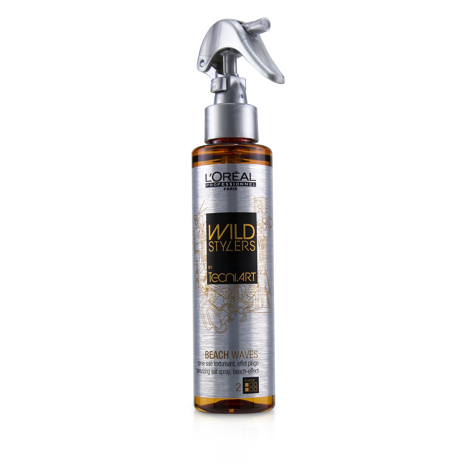 L'Oreal Professionnel Wild Styles by Tecni.Art Ondas de Playa (Spray de Sal Texturizante, Efecto de Playa Fuerza 2) 150ml/5oz