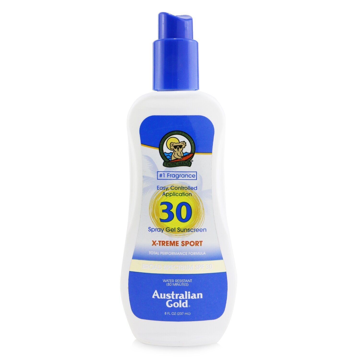 Australian Gold X-Treme Sport Spray Gel SPF 30 237ml/8oz