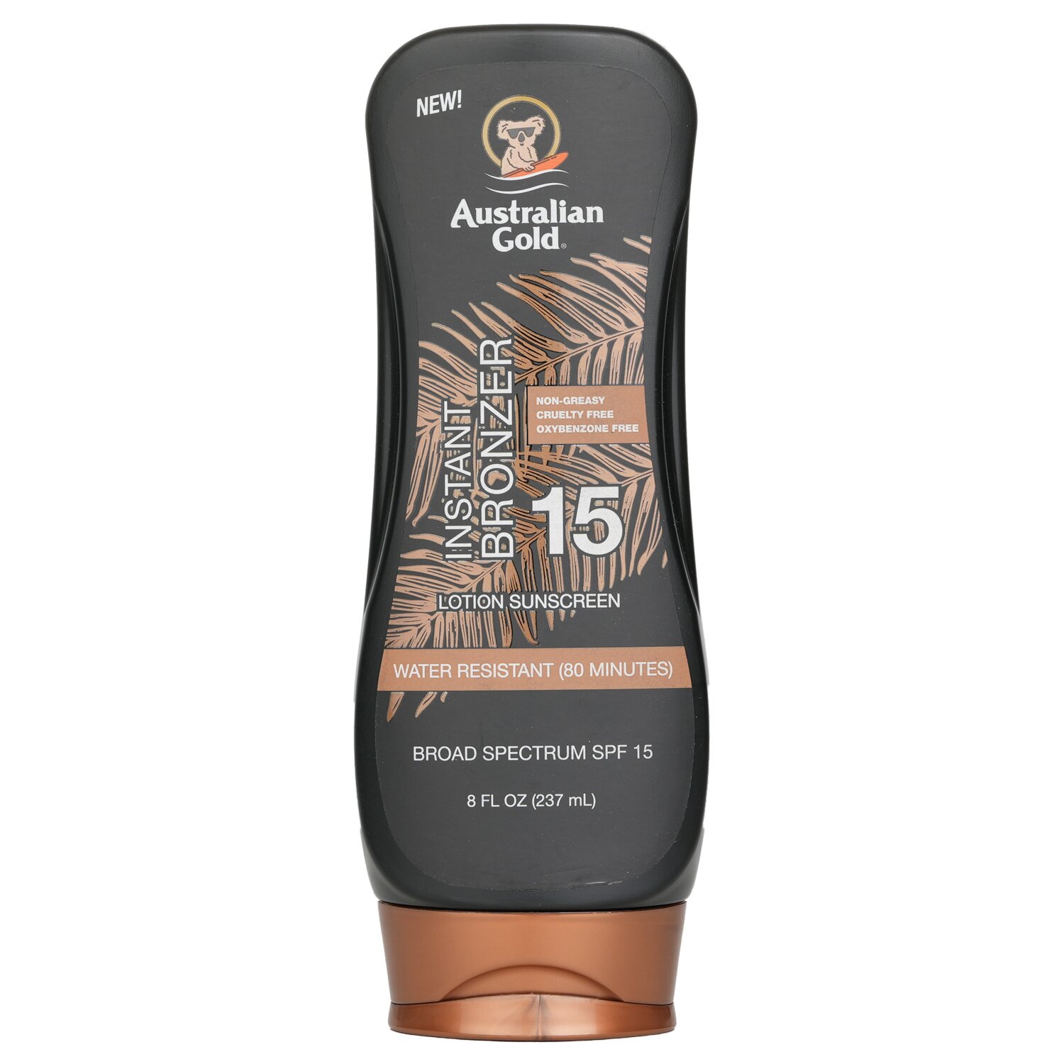 Australian Gold Lotion Suncreen With Bronzers SPF 15 מסנן קרינה עם ברונזר 237ml/8oz