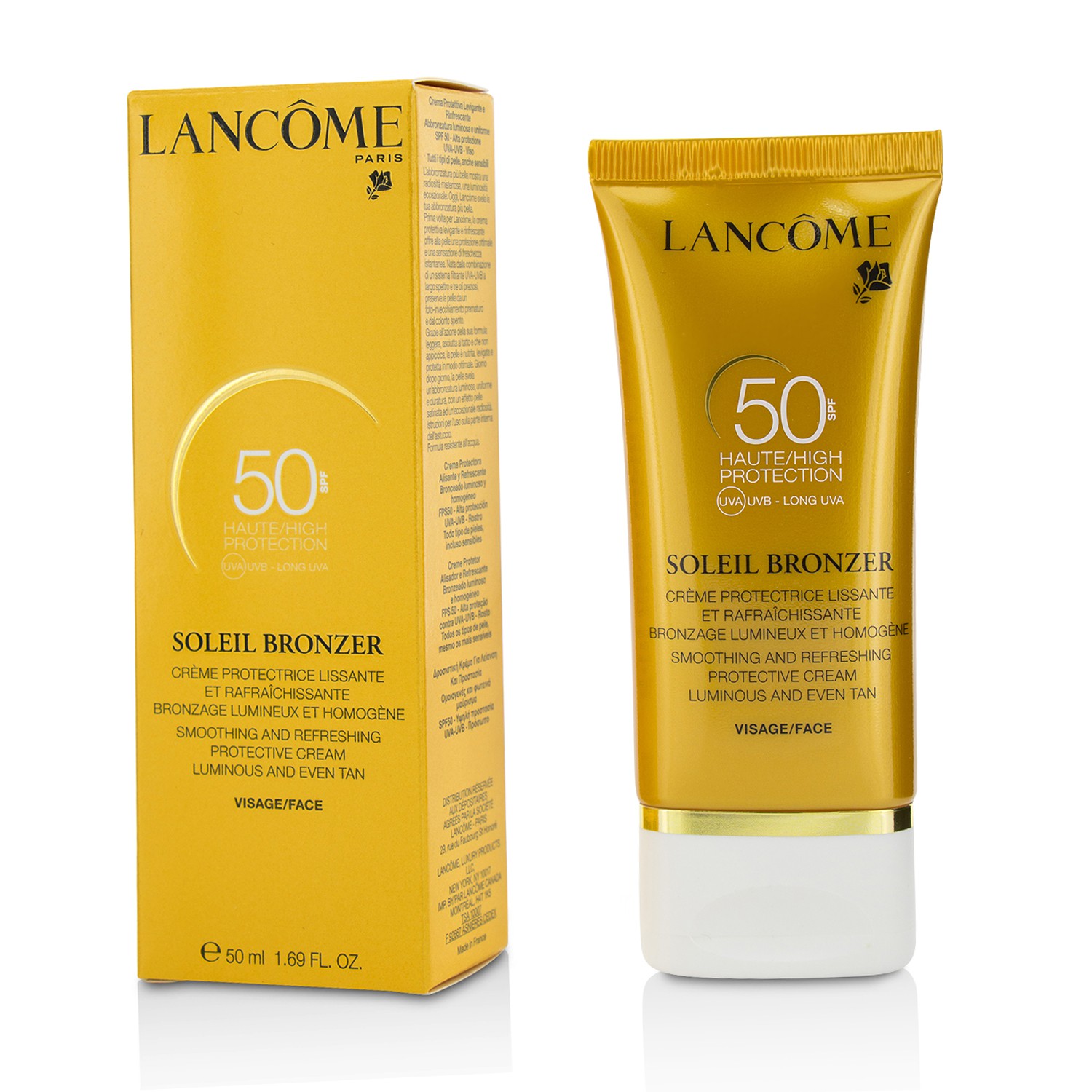 Lancome Soleil Bronzer Smoothing & Refreshing Protective Cream SPF 50 50ml/1.69oz