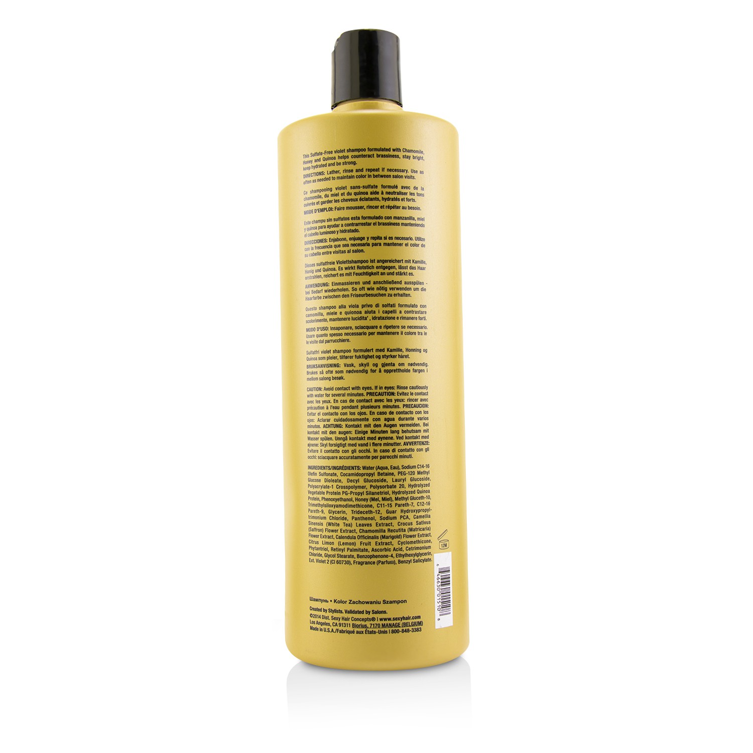 Sexy Hair Concepts Blonde Sexy Hair Sulfate-Free Bright Blonde Shampoo (For Blonde, Highlighted and Silver Hair) 1000ml/33.8oz