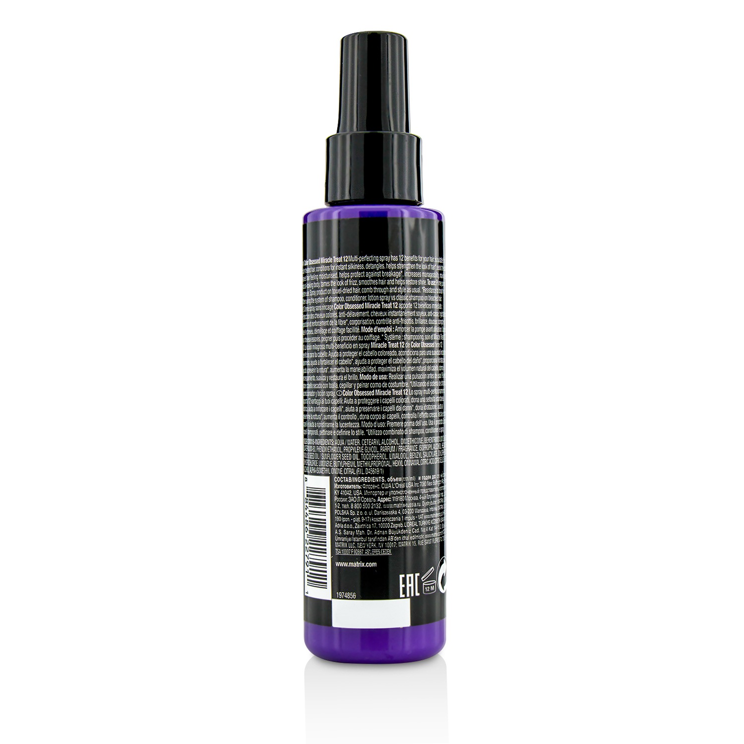 Matrix 美傑仕 TR 超出色煥彩霜 (亮色煥彩乳)Total Results Color Obsessed Miracle Treat 12 (Multi-Perfecting Spray) 125ml/4.2oz