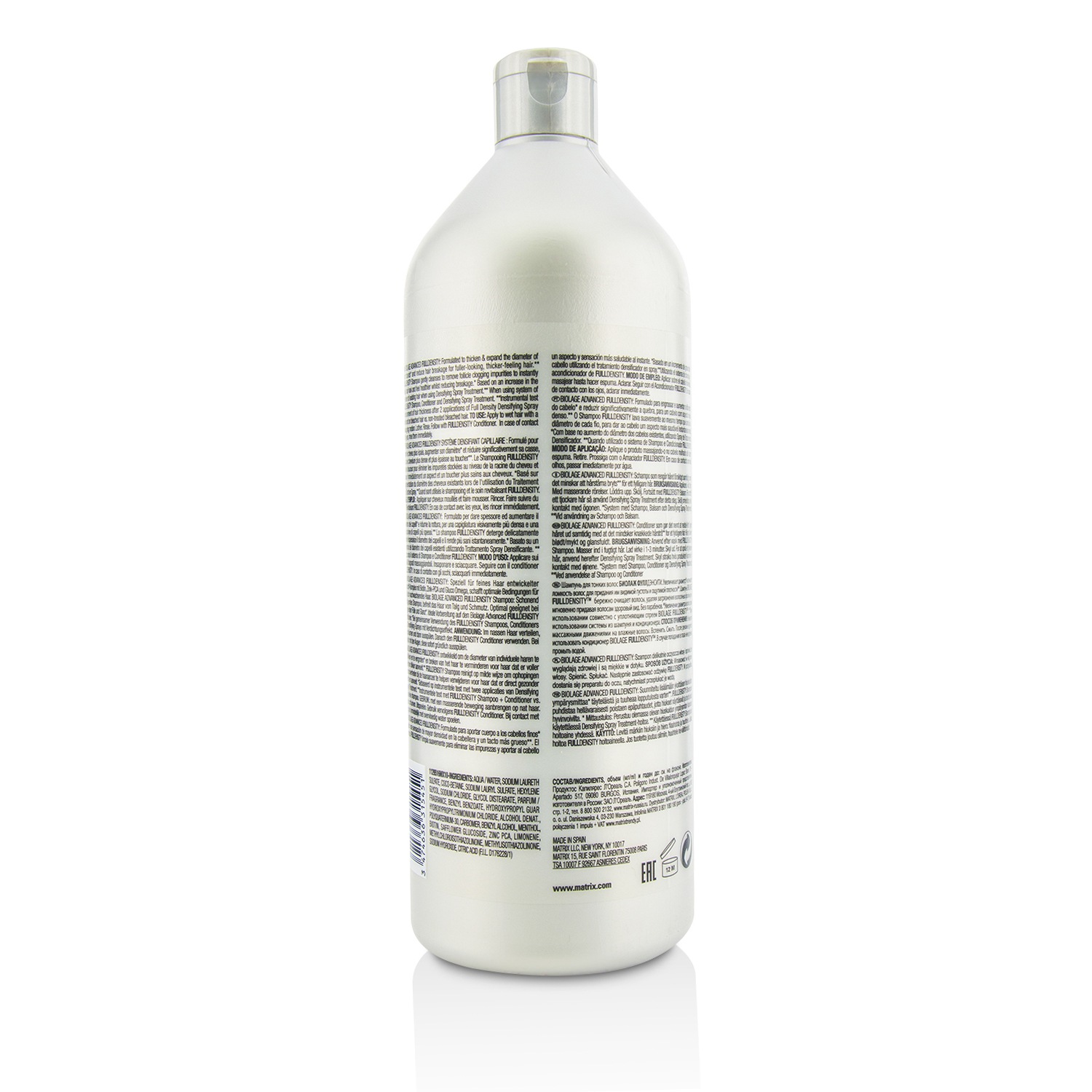 Matrix Biolage Advanced FullDensity Thickening Hair System Shampoo (For Thin Hair) 1000ml/33.8oz
