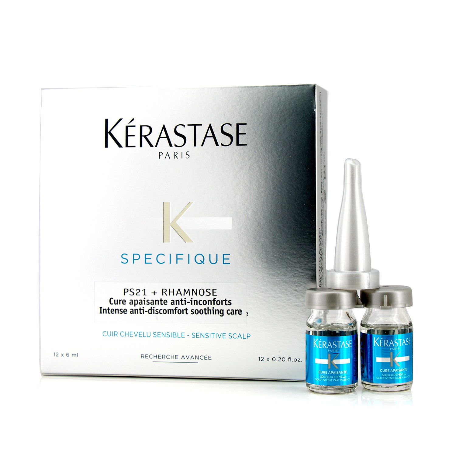 卡诗 Kerastase 强效舒润头皮护理（敏感头皮） Specifique Intense Anti-Discomfort Soothing Care (Sensitive Scalp) 12x6ml/0.2oz