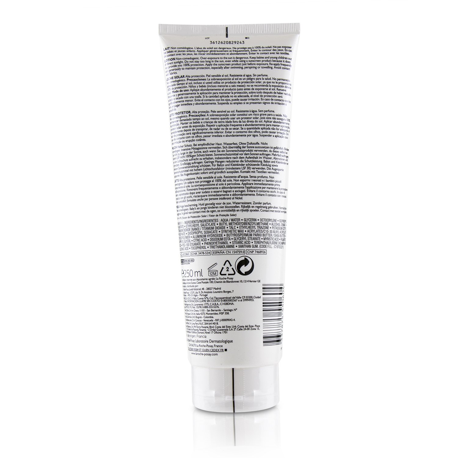 La Roche Posay Anthelios Lotion SPF30 (For ansikt og kropp) - Comfort 250ml/8.4oz