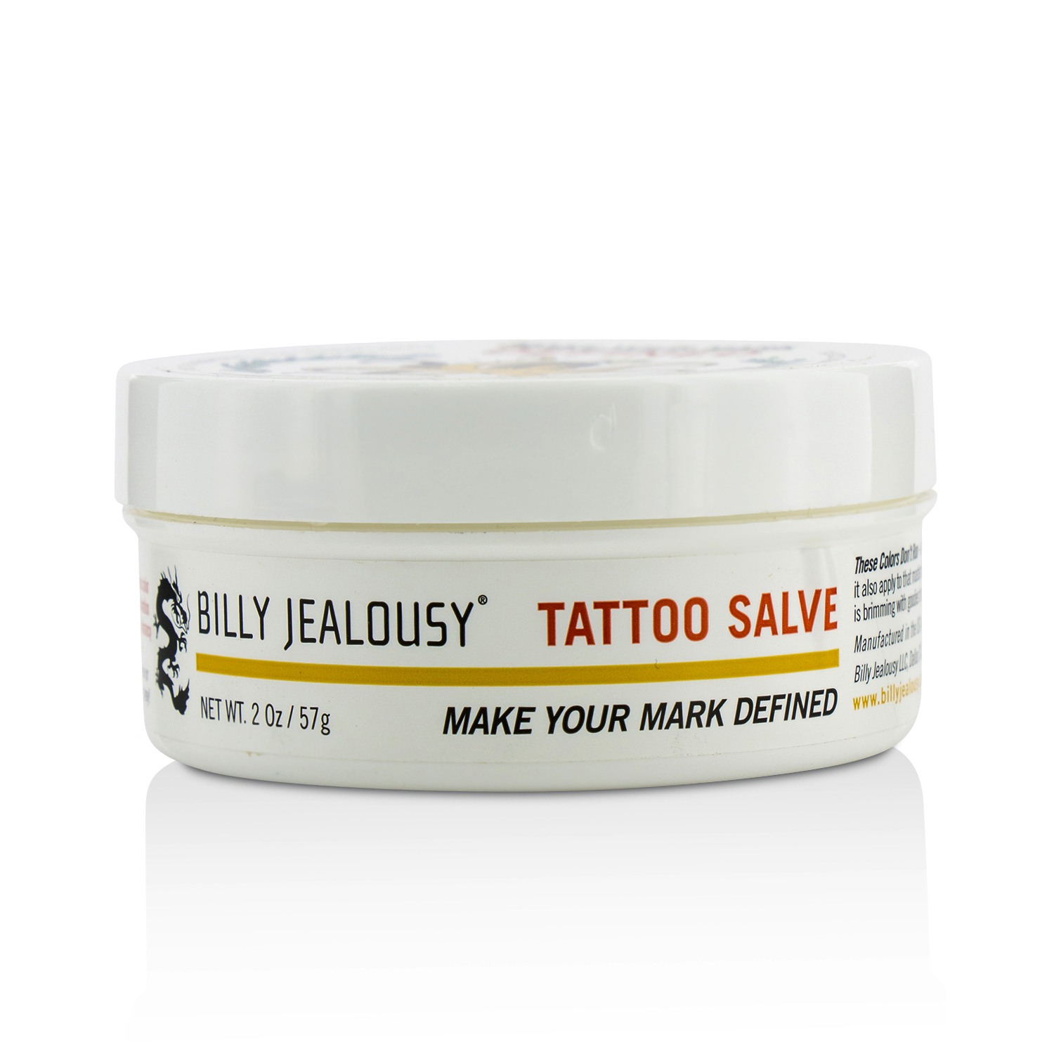 Billy Jealousy Tattoo Salve 57g/2oz