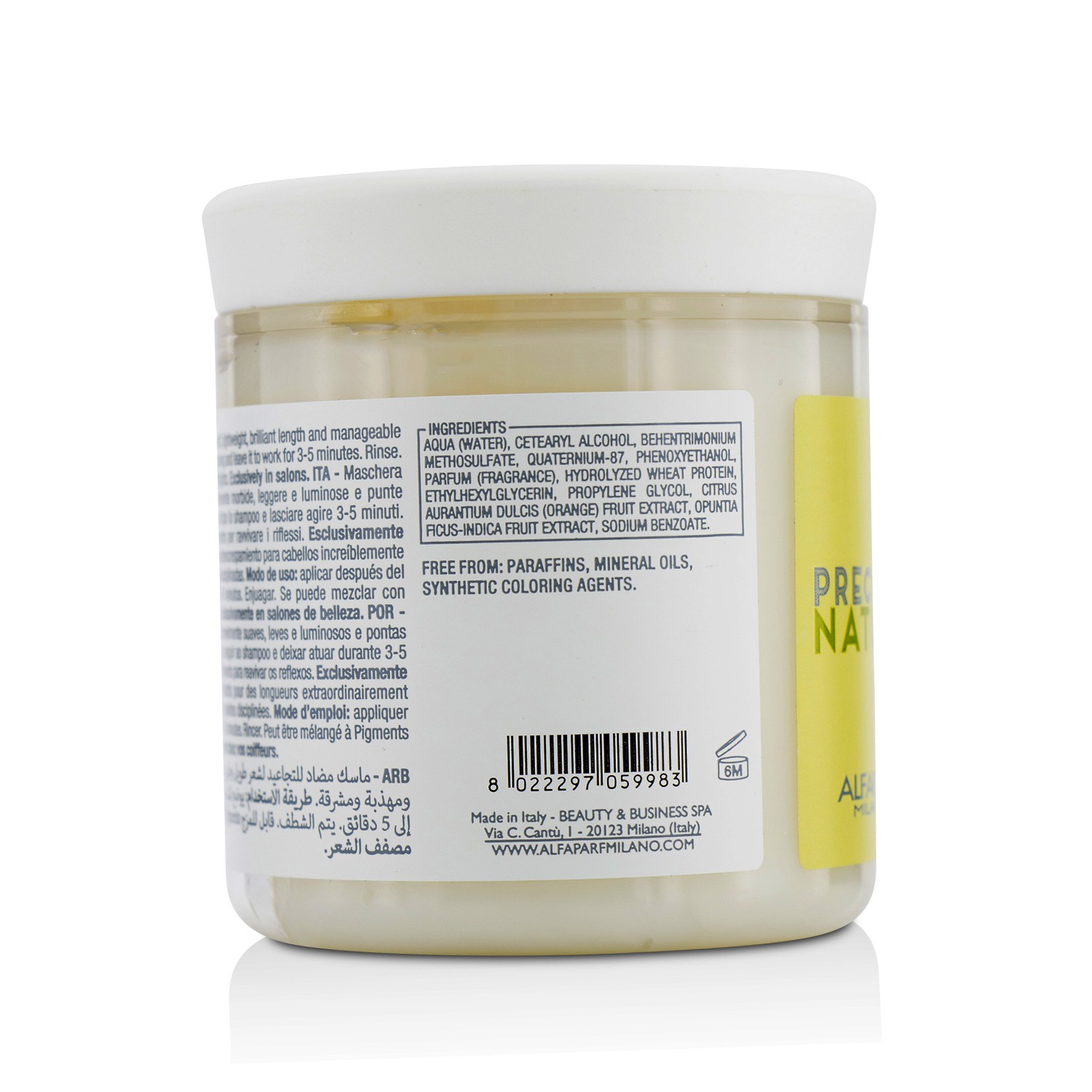 AlfaParf Precious Nature Today's Special Mask (For Long & Straight Hair) 200ml/6.91oz