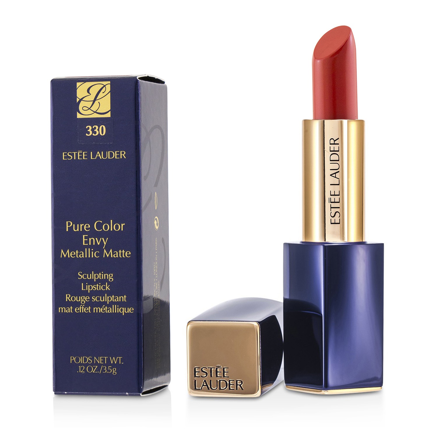 Estee Lauder Pure Color Envy Metallic Matte Моделирующая Губная Помада 3.5g/0.12oz