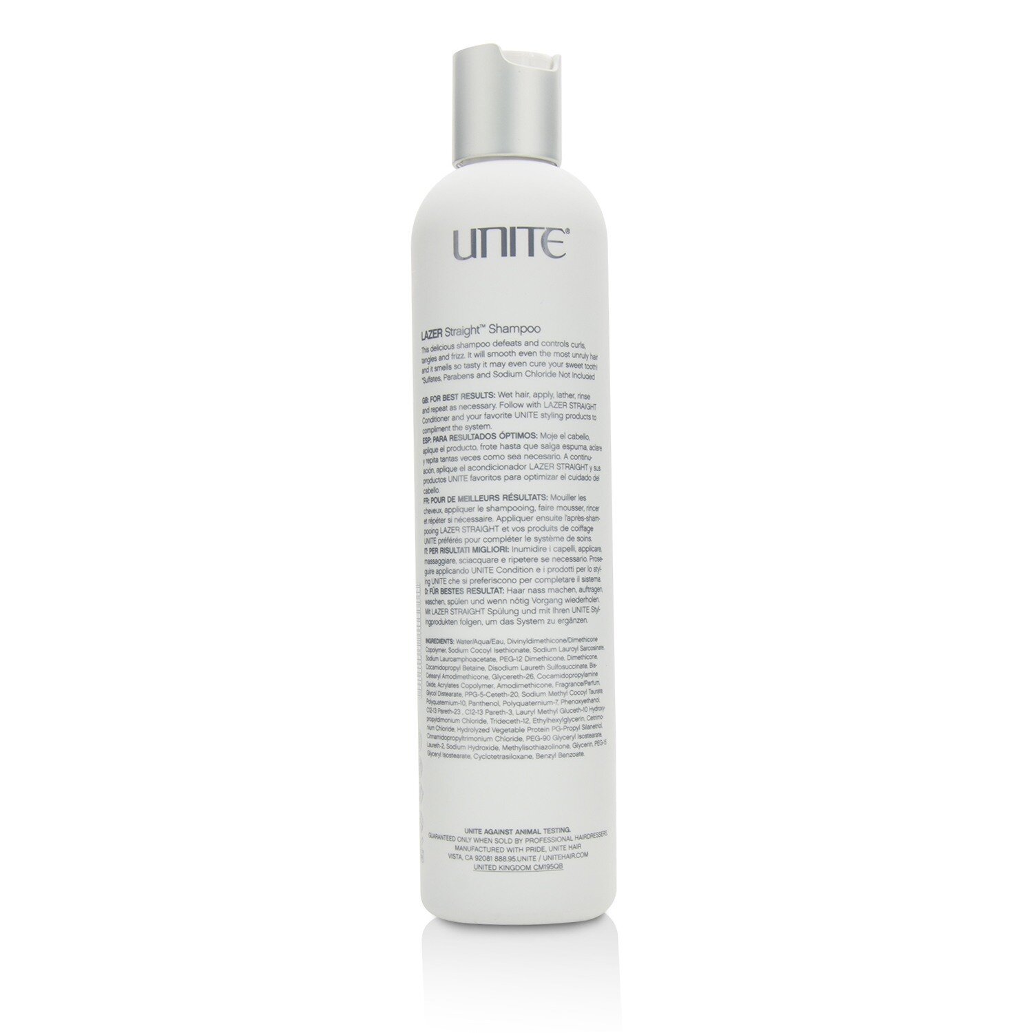 Unite Lazer Straight Shampoo (Smooth Sleek) 300ml/10oz