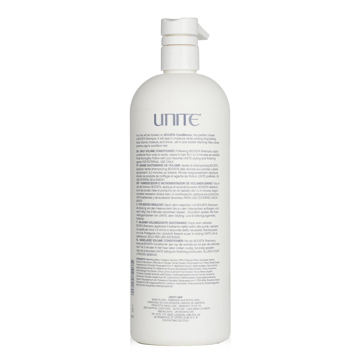 Unite BOOSTA Conditioner (Volume Body) 1000ml/33.8oz