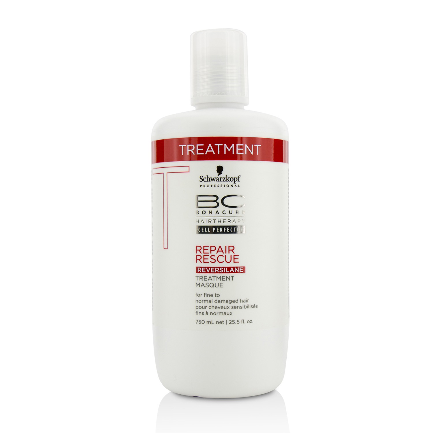 Schwarzkopf BC Repair Rescue Reversilane Treatment Masque (For Fine to Normal Damaged Hair) 750ml/25.5oz