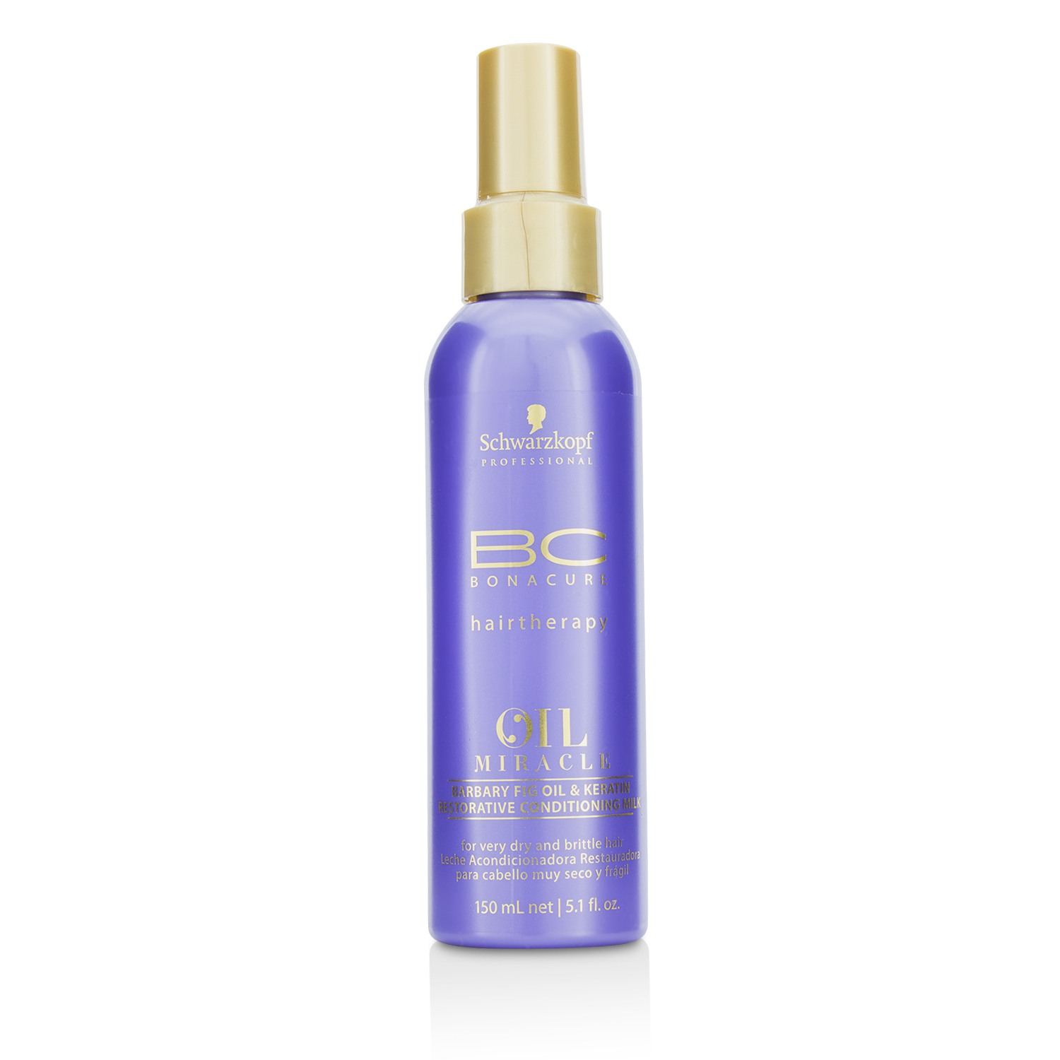 Schwarzkopf BC Bonacure Oil Miracle Barbary Fig Oil & Keratin Restorative Conditioning Milk (For Very Dry and Brittle Hair) 150ml/5.1oz