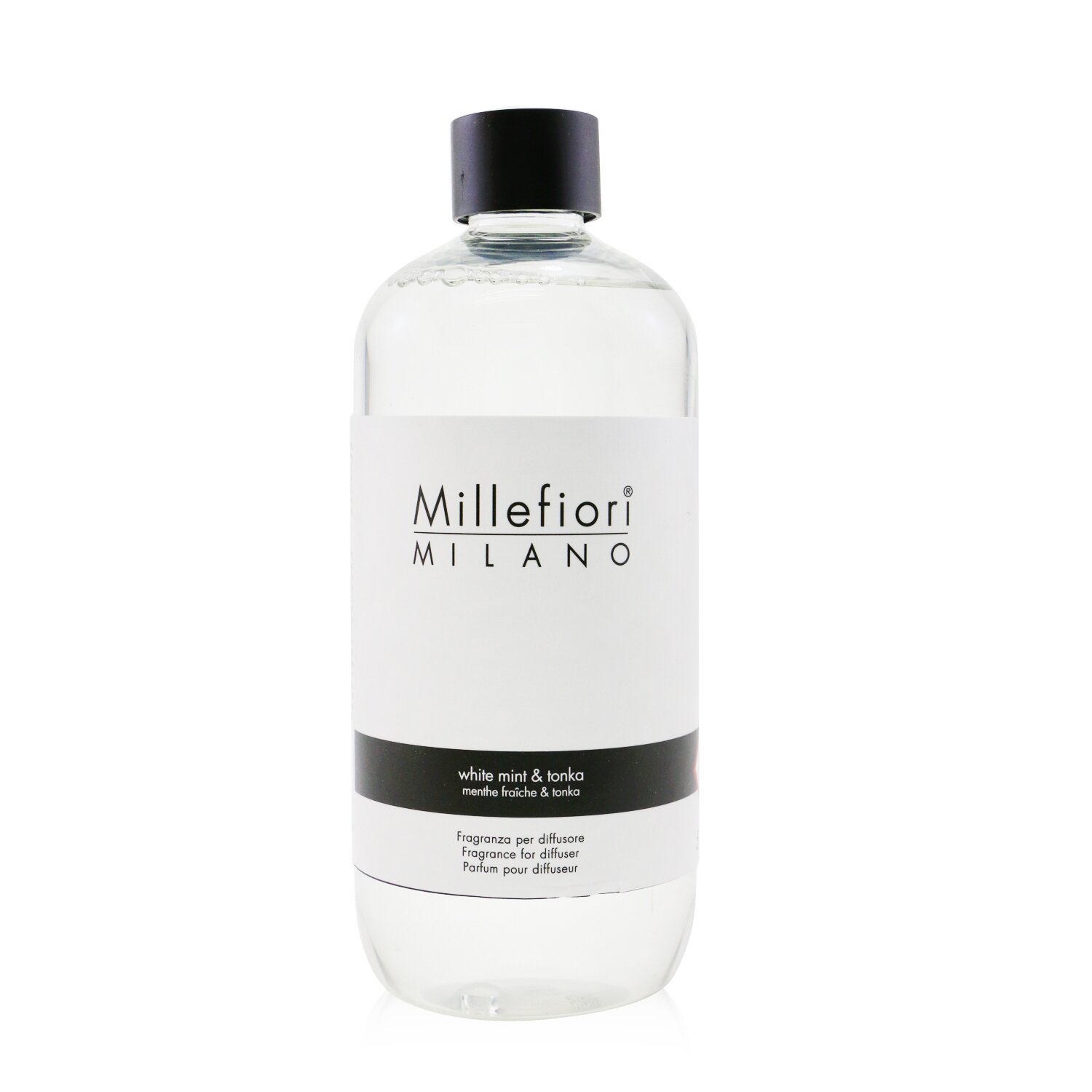 Millefiori Natural Fragrance Diffuser Refill - White Mint & Tonka 500ml/16.9oz