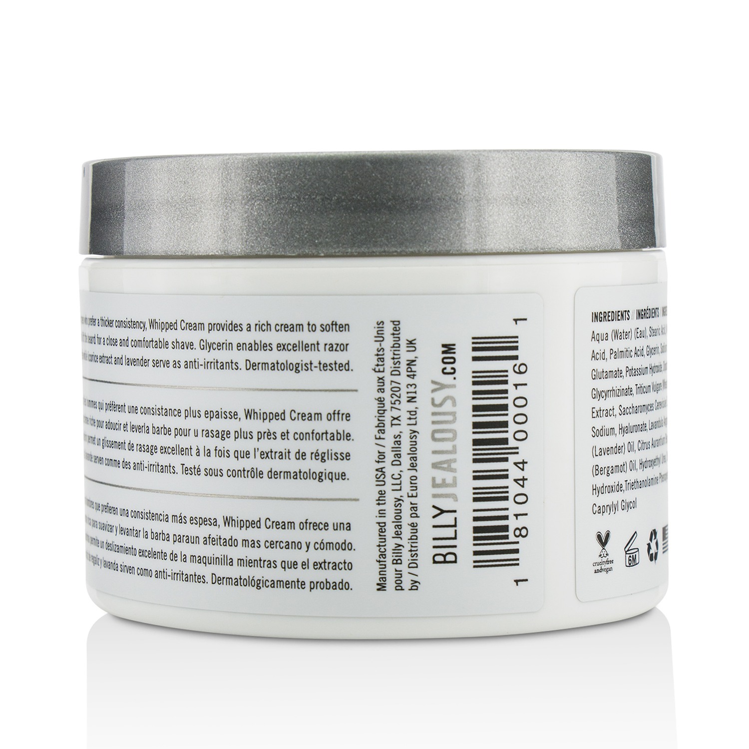 Billy Jealousy Signature Series Whipped Cream Traditional Shave Lather 236ml/8oz