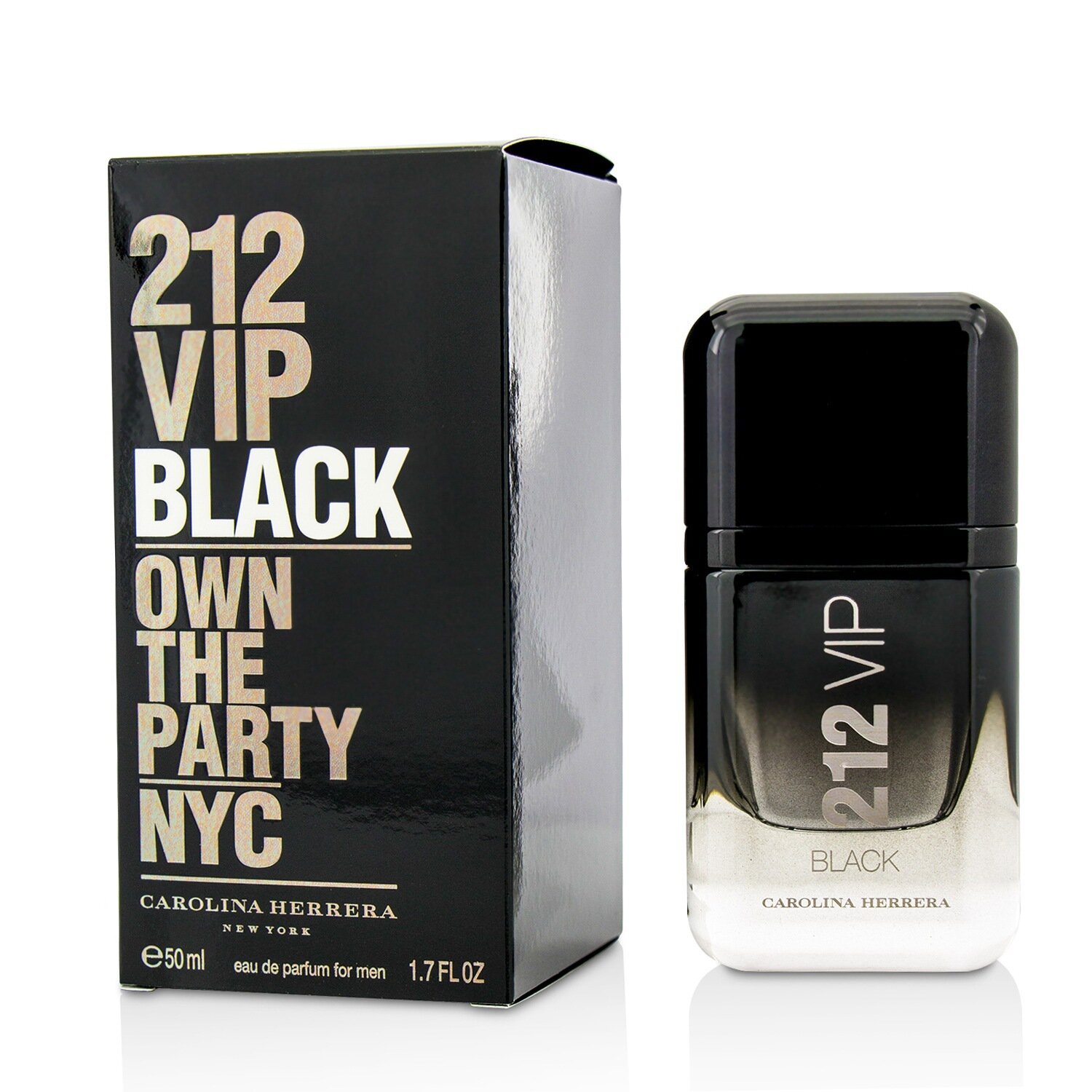 Carolina Herrera 212 VIP Black - Minyak Wangi EDP 50ml/1.7oz