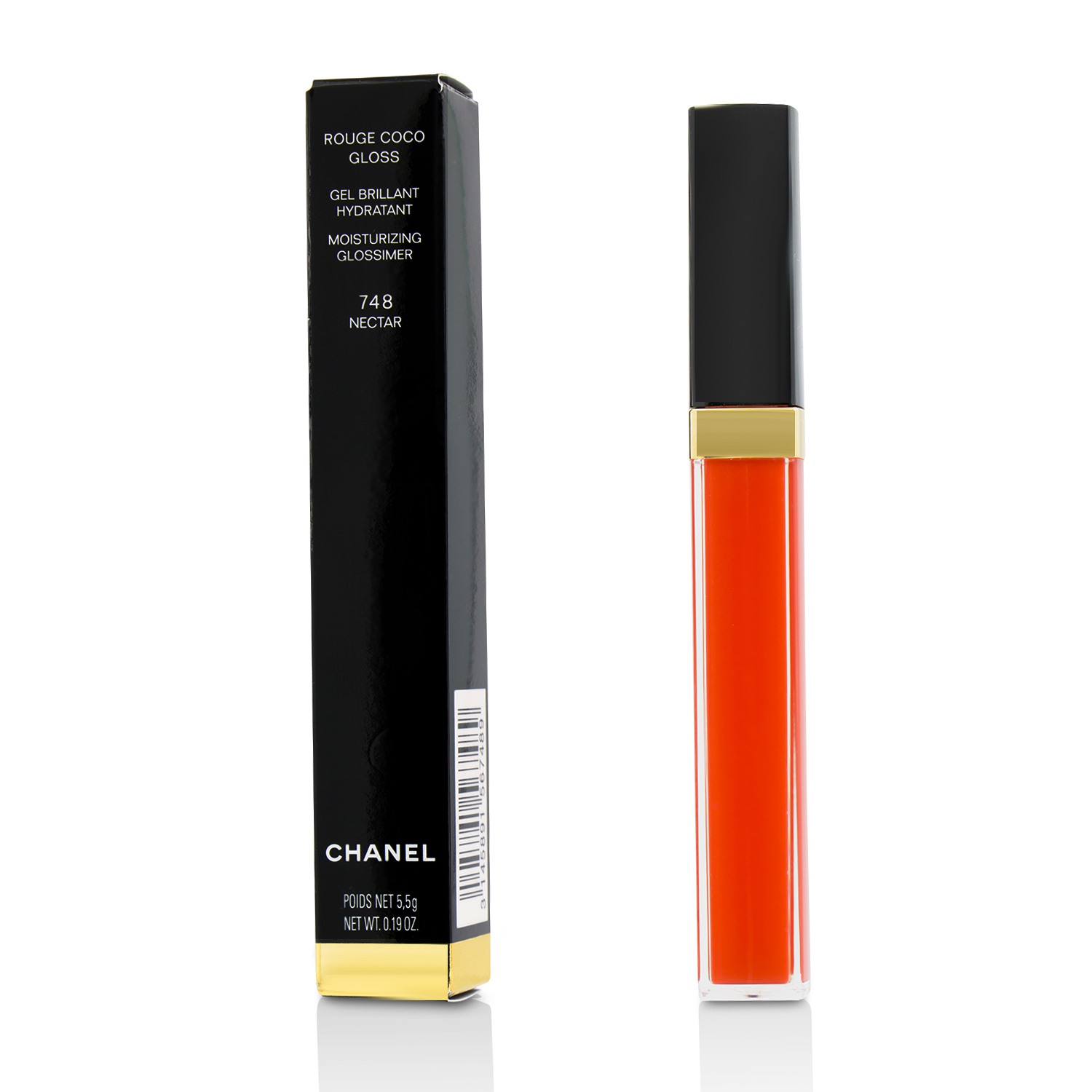 Chanel Rouge Coco Gloss Увлажняющий Блеск для Губ 5.5g/0.19oz