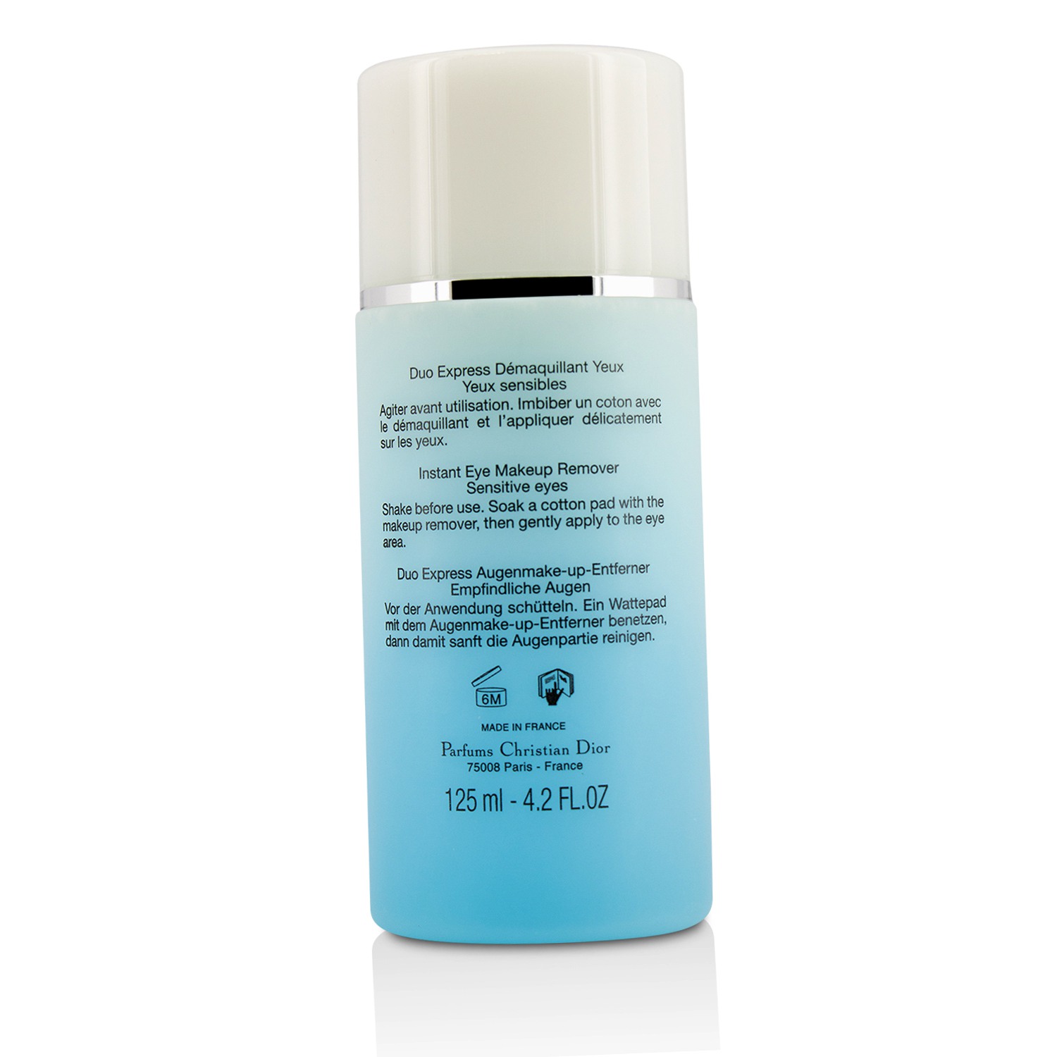 Christian Dior Removedor de Maquillaje de Ojos Instantáneo (Duo Express) (Sin Celofán) 125ml/4.2oz
