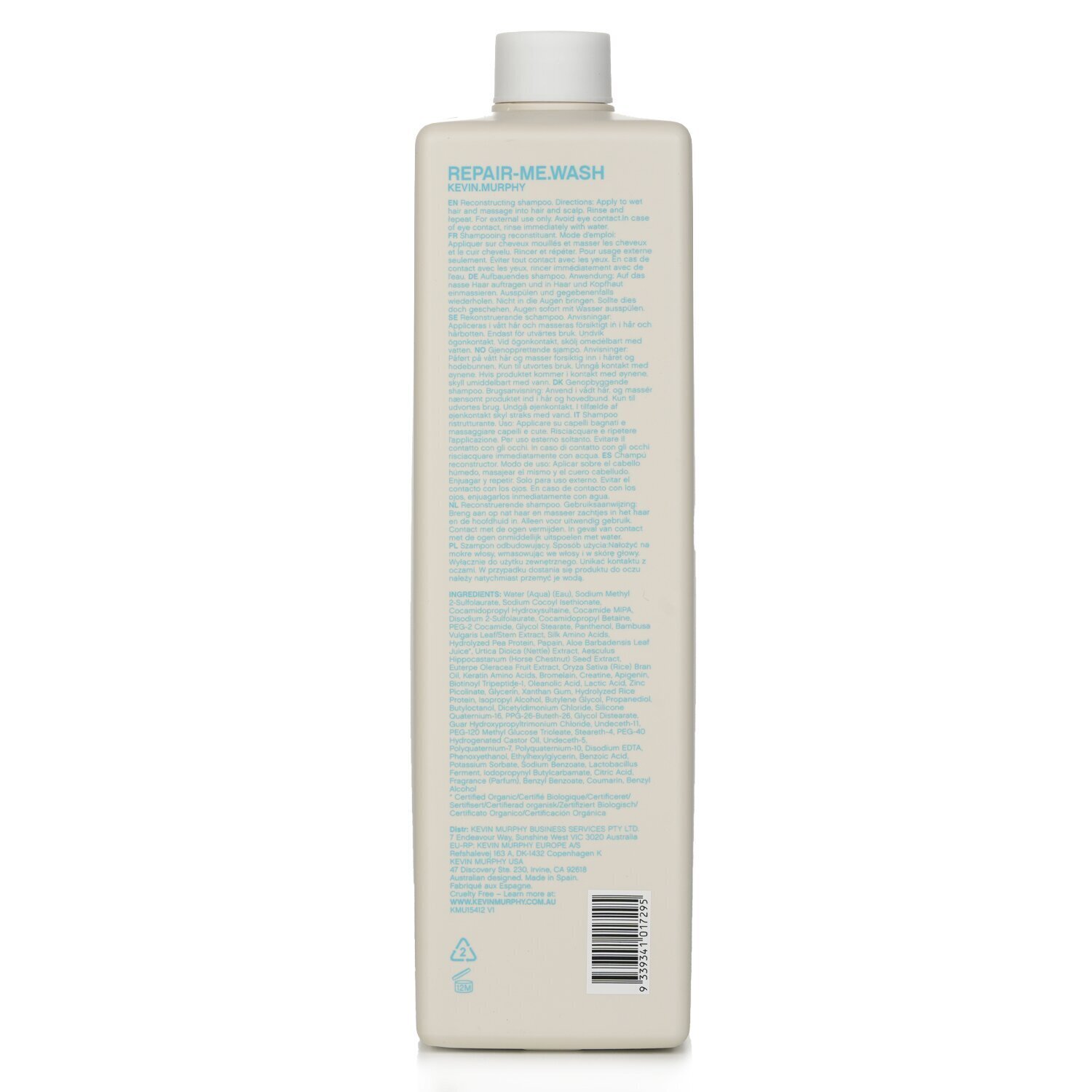 Kevin.Murphy Repair-Me.Wash (Gjenoppbyggende, styrkende balsam) 1000ml/33.8oz