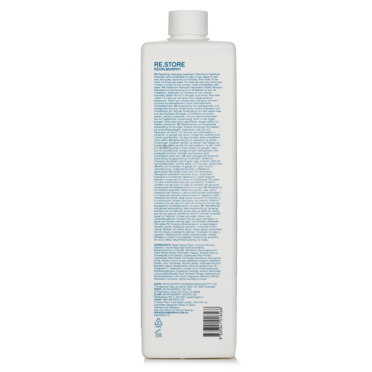 Kevin.Murphy Re.Store (Repairing Cleansing Treatment) 1000ml/33.8oz