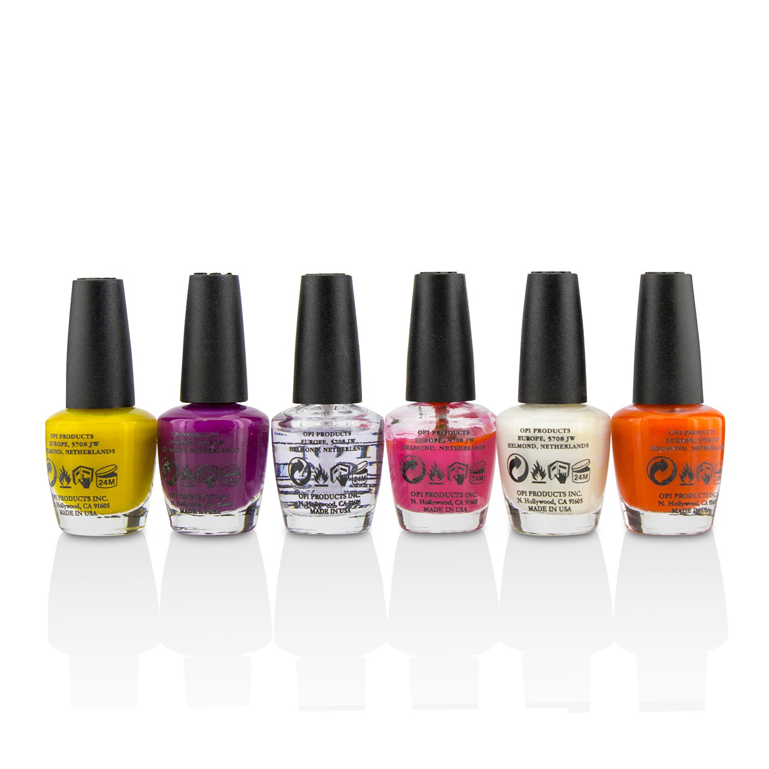 O.P.I Outrageous Neons Mini Nail Lacquer Set 6pcs