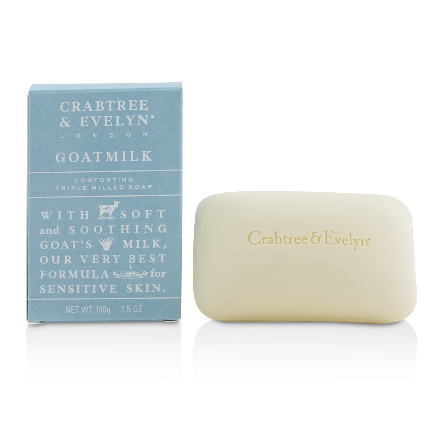 Crabtree & Evelyn Goatmilk Comforting Triple Milled Soap 100g/3.5oz