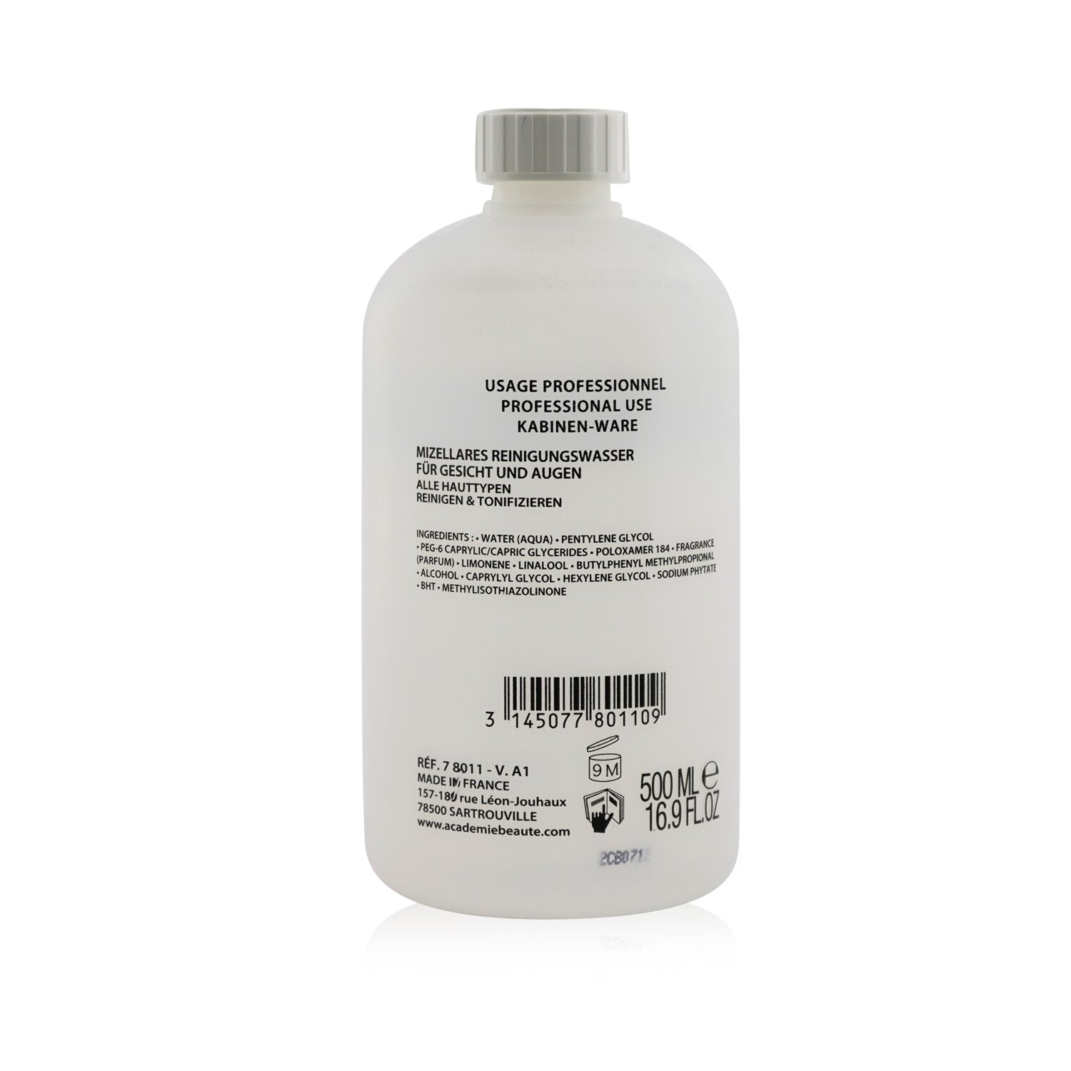 Academie Derm Acte Micellar Cleansing Water - Salongstørrelse 500ml/16.9oz