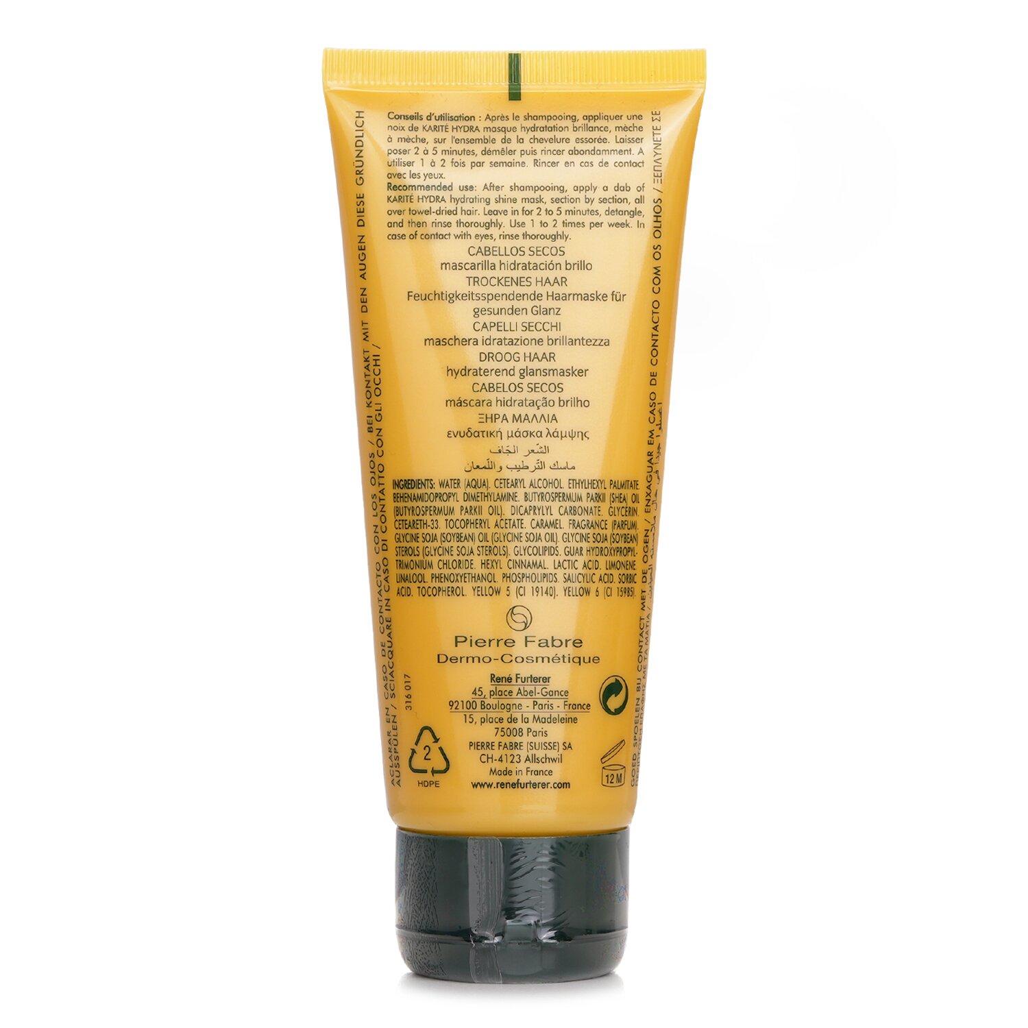 Rene Furterer Karite Hydra Hydrating Ritual Hydrating Shine Mask (Dry Hair) 100ml/3.4oz