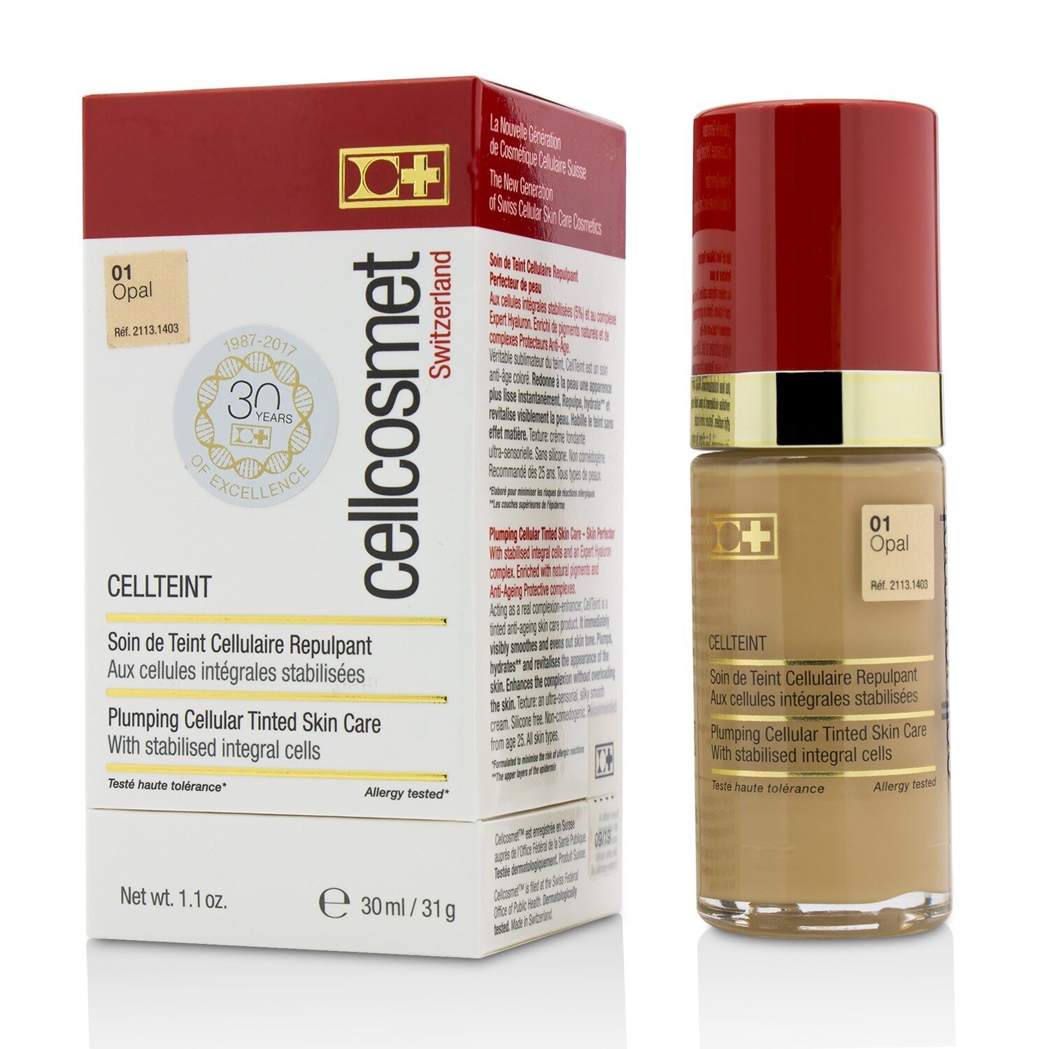Cellcosmet & Cellmen Cellcosmet CellTeint Plumping Cellular Tinted Skincare 30ml/1.1oz